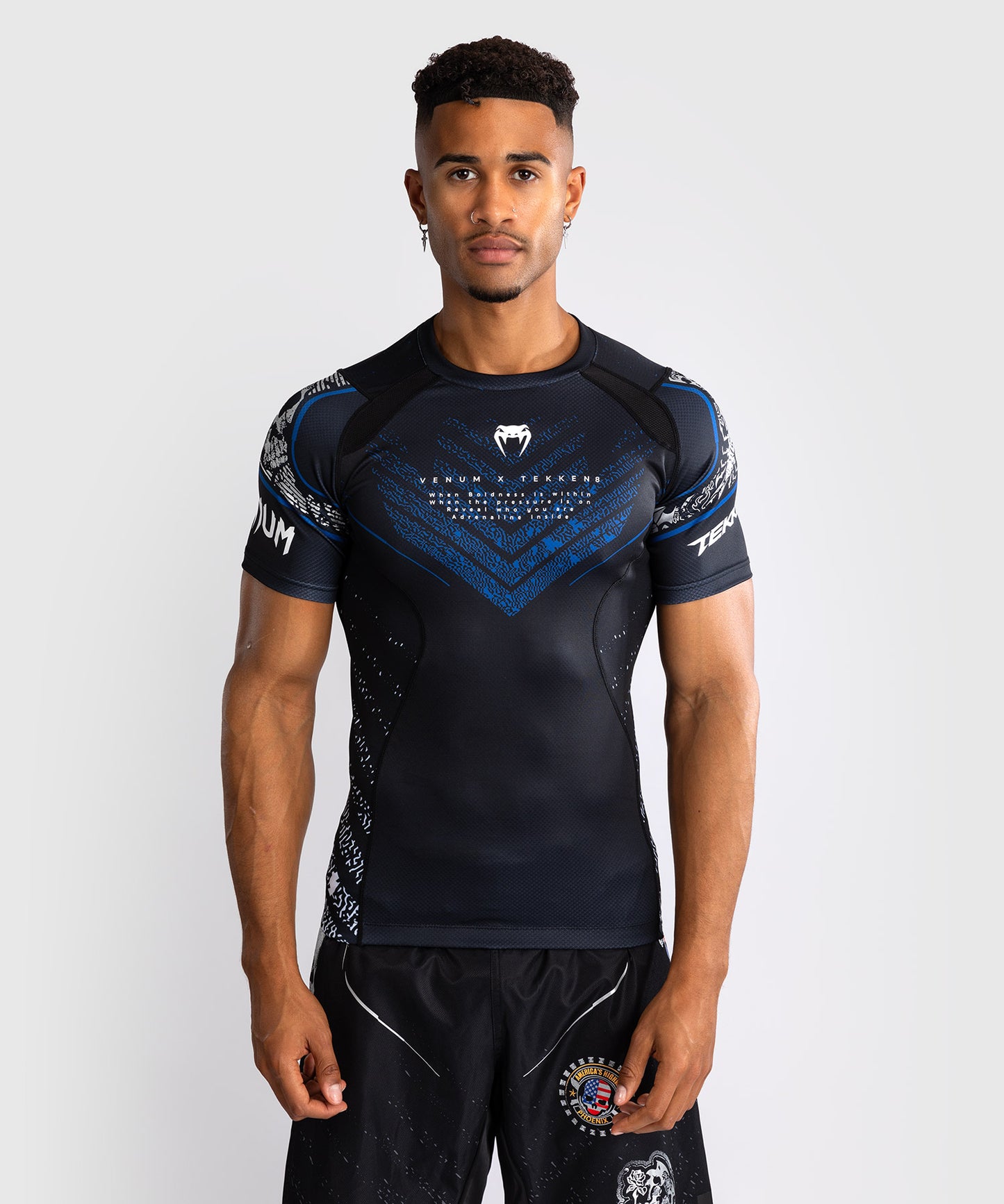 Rashguard Venum x TEKKEN 8 - Paul Phoenix - Noir/Bleu
