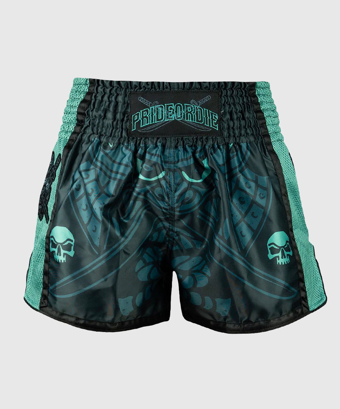 Pride Samurai Muay Thai Shorts - Negro