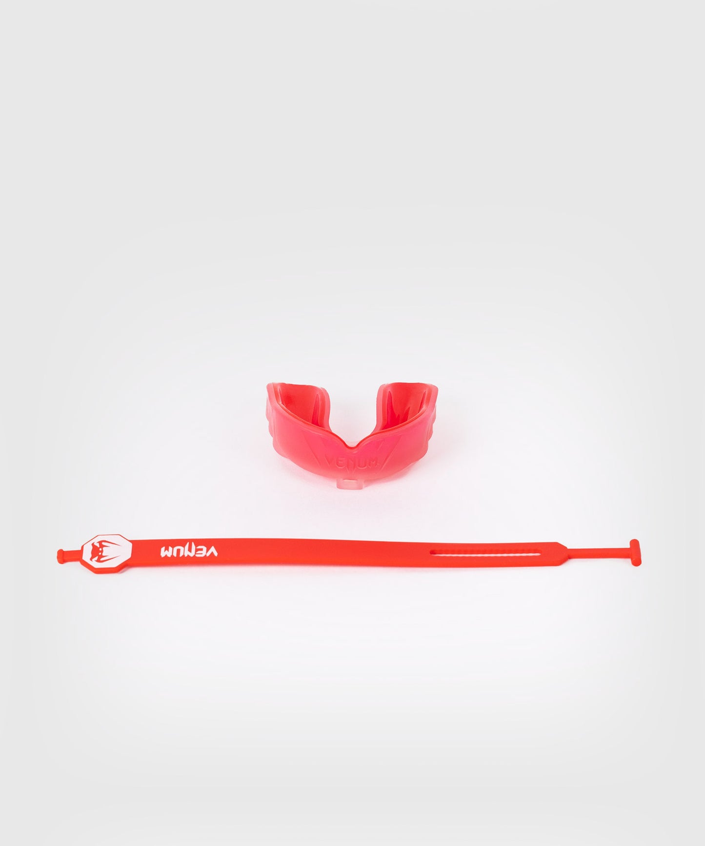 Venum Challenger Mundschutzriemen/riemenlos – Rot Transparent
