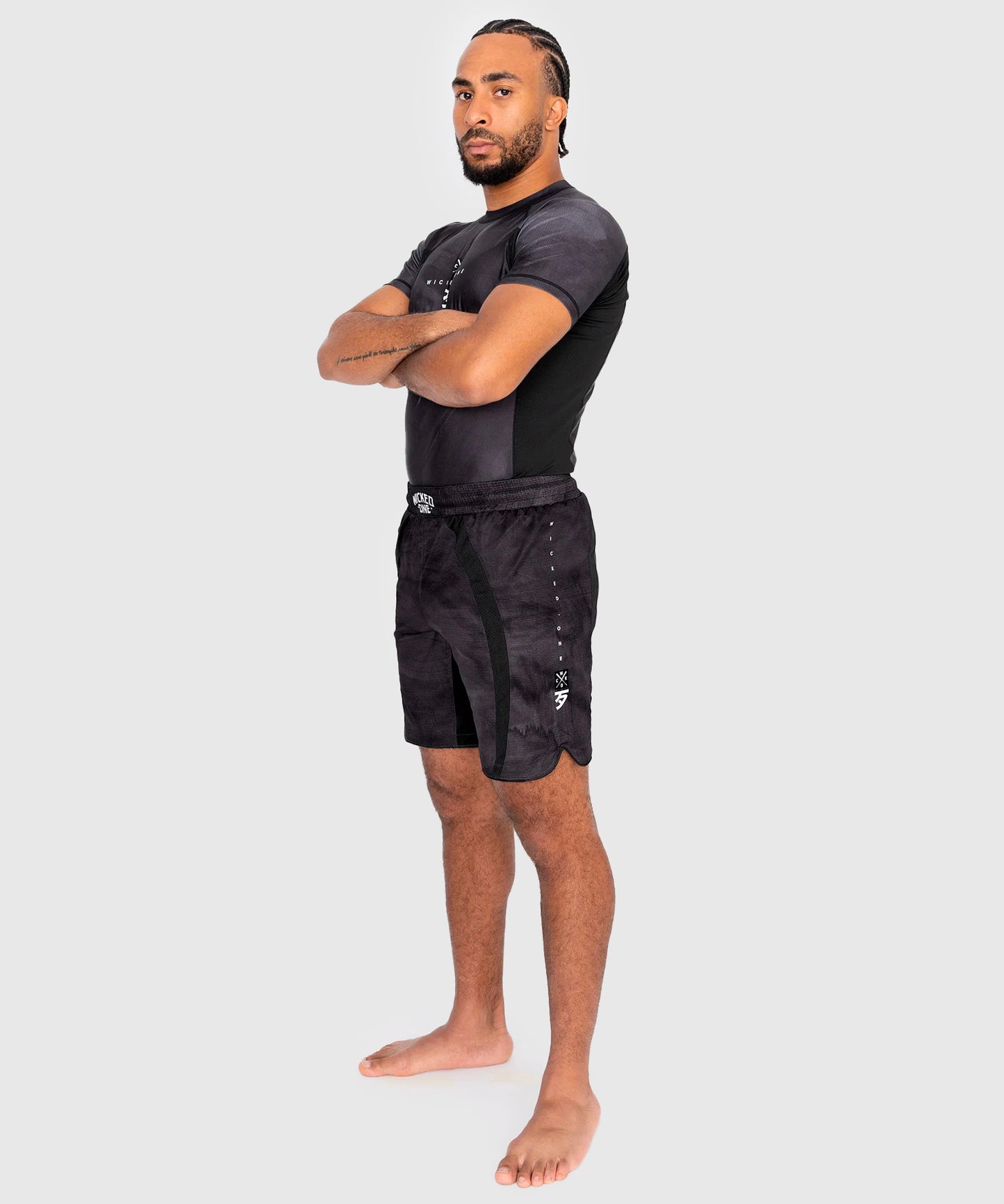 Rashguard À Manches Courtes Wicked One Contest - Noir
