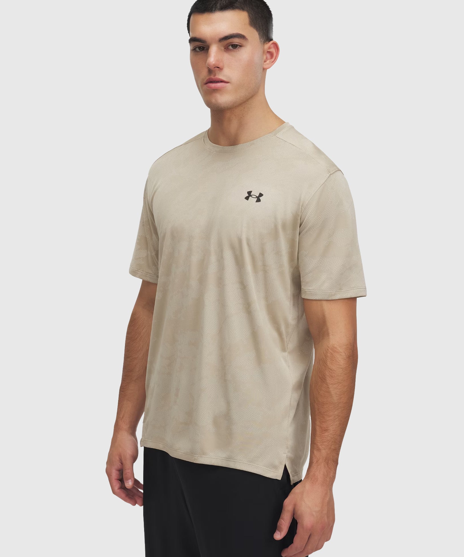 T-Shirt Under Armour Ua Tech™ Vent Jacquard Beige – Dragon Bleu