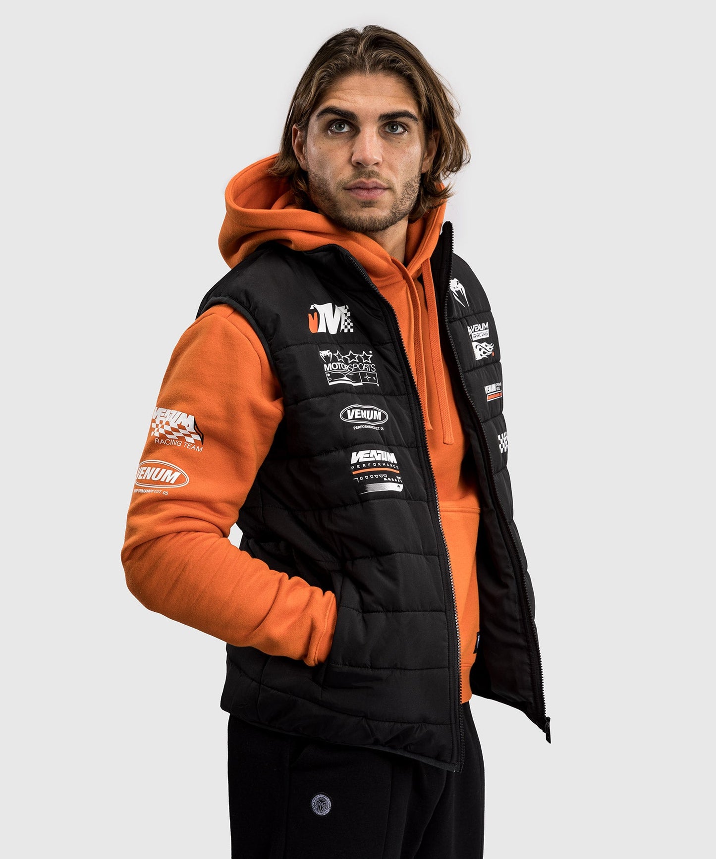 Venum Motorsport Daunenjacke - Tiefschwarz