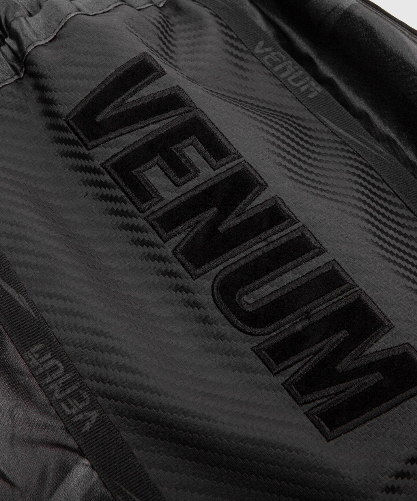 Venum Devil Muay Thai Short - Black/Black
