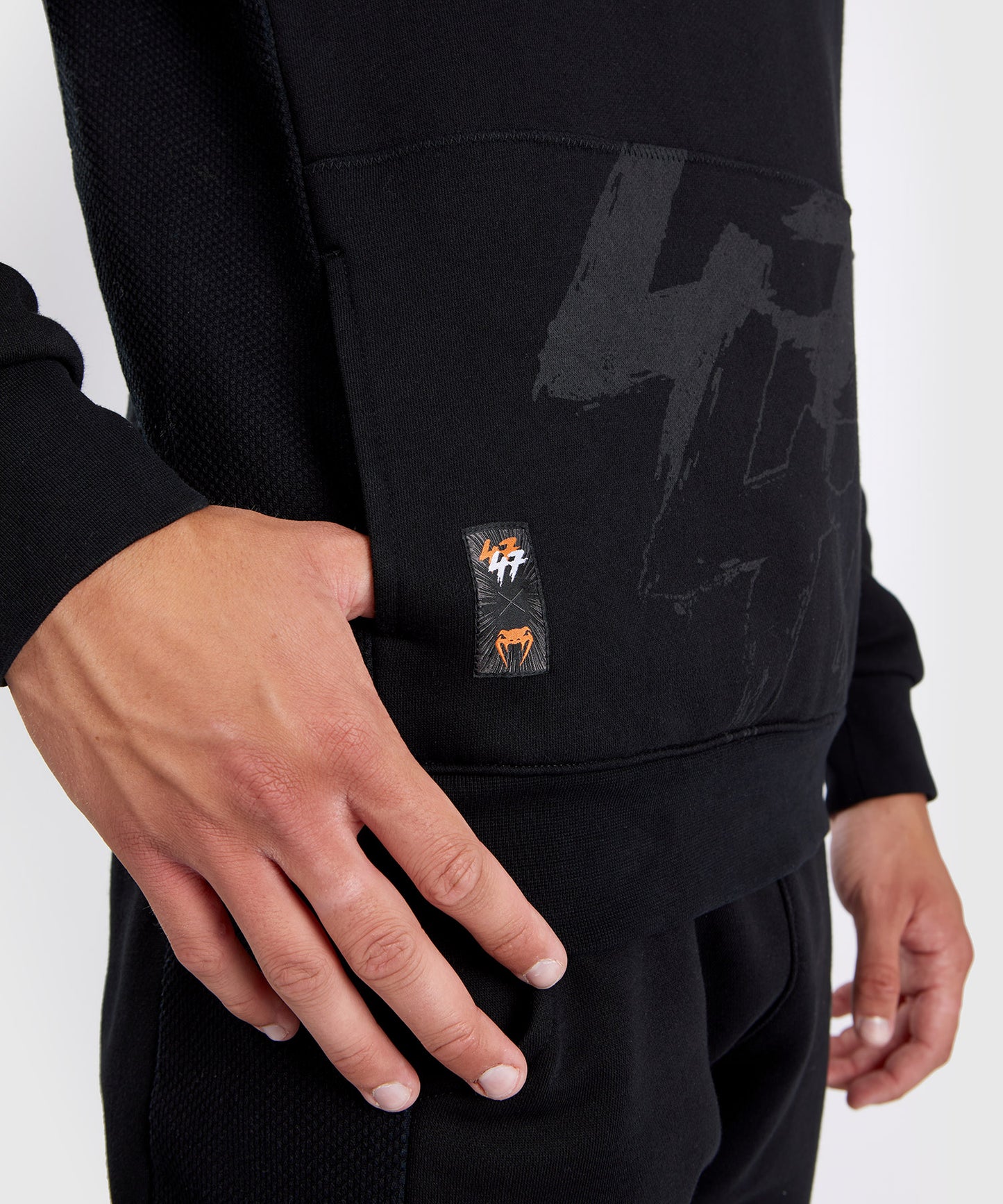 Venum S47 Hoodie - Black/Orange