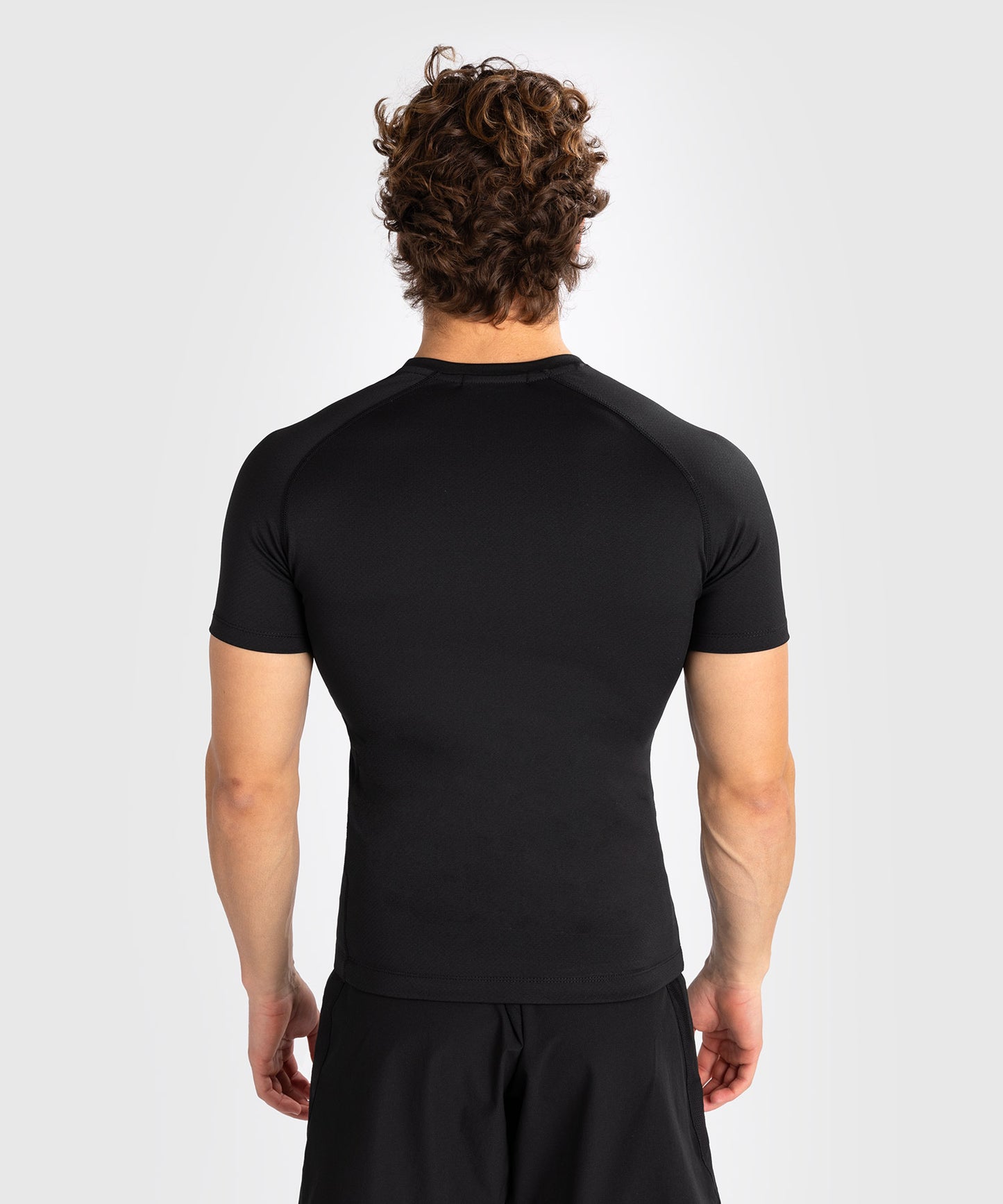Rashguard à manches courtes pour hommes Venum Contender - Noir/Blanc