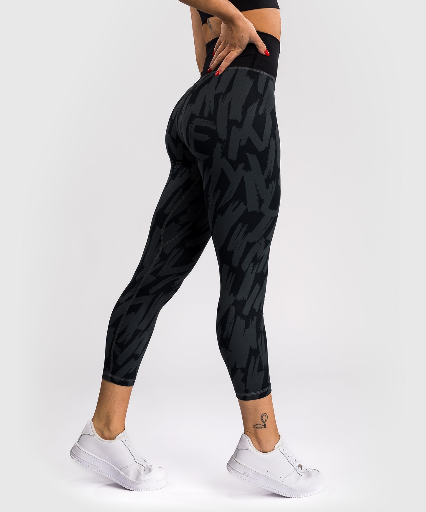 Venum Graffiti Frauen Leggings in voller Länge - Urban Kohle