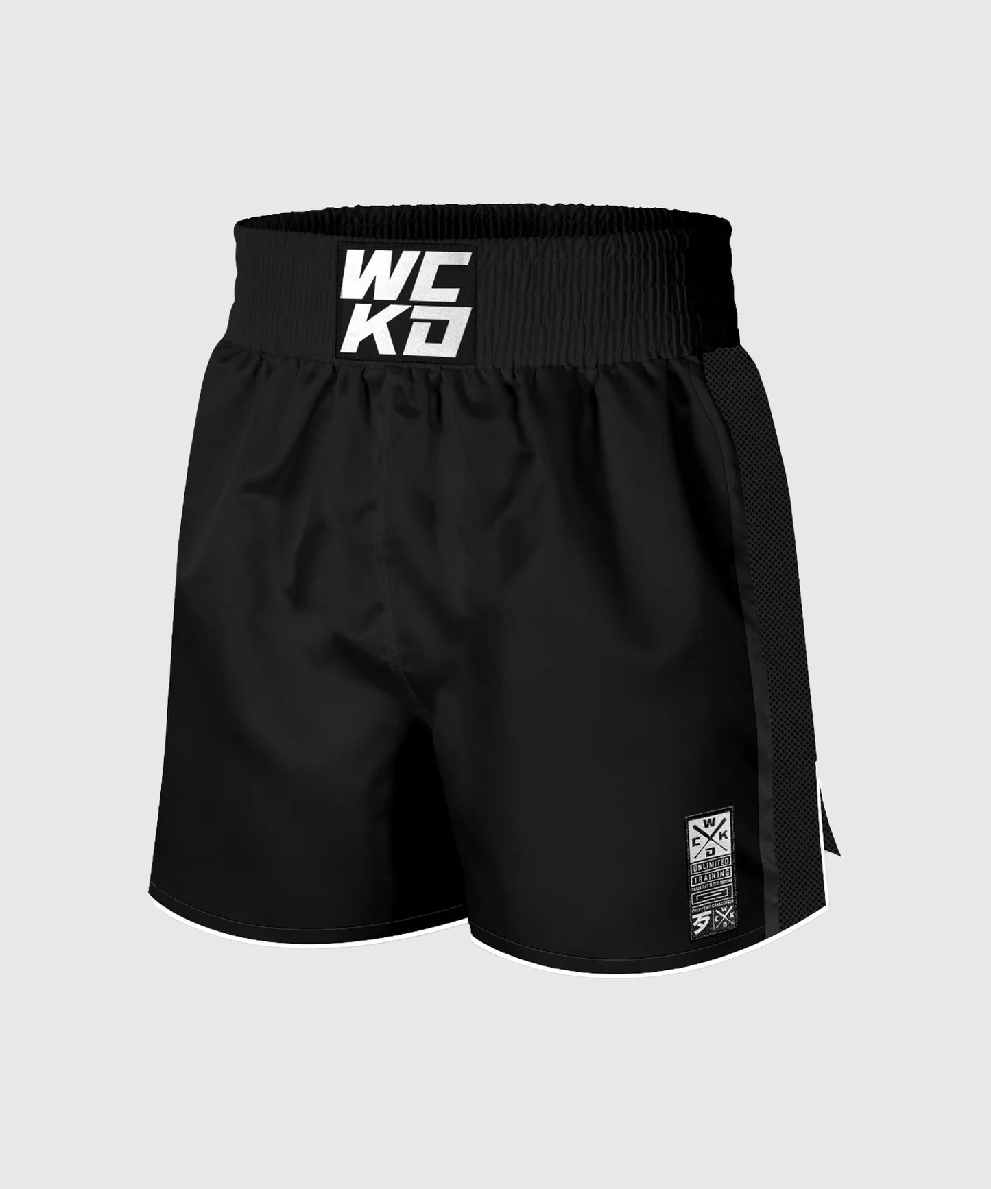 Wicked One Dark Boxing Fight Shorts - Black