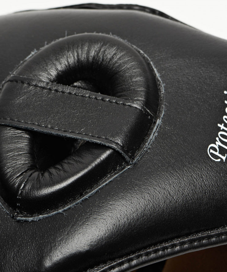 Casque de boxe avec barre Leone Protection - Noir