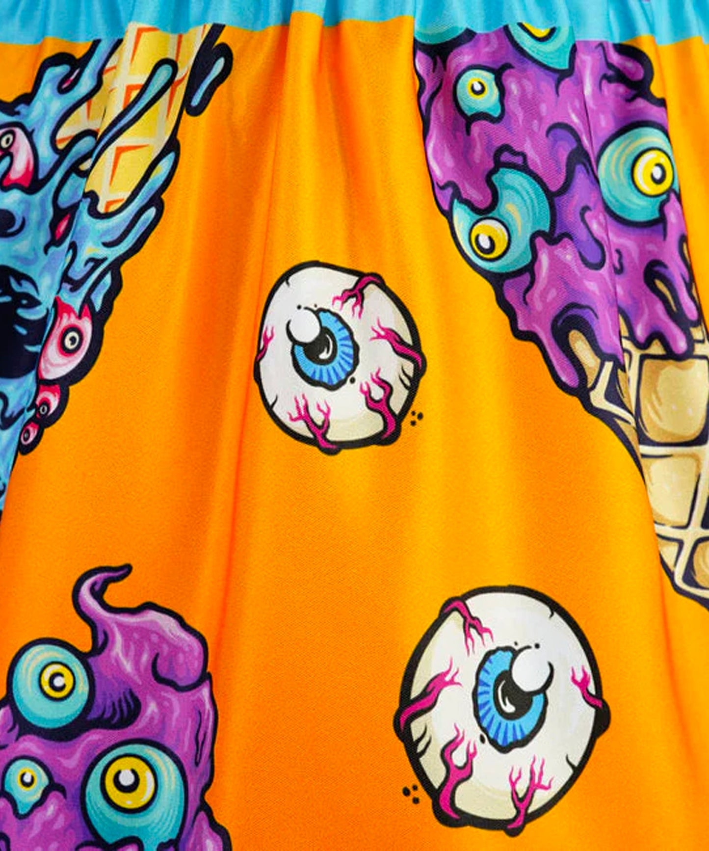 Tuff Eye-Scream Muay Thai Shorts - Orange
