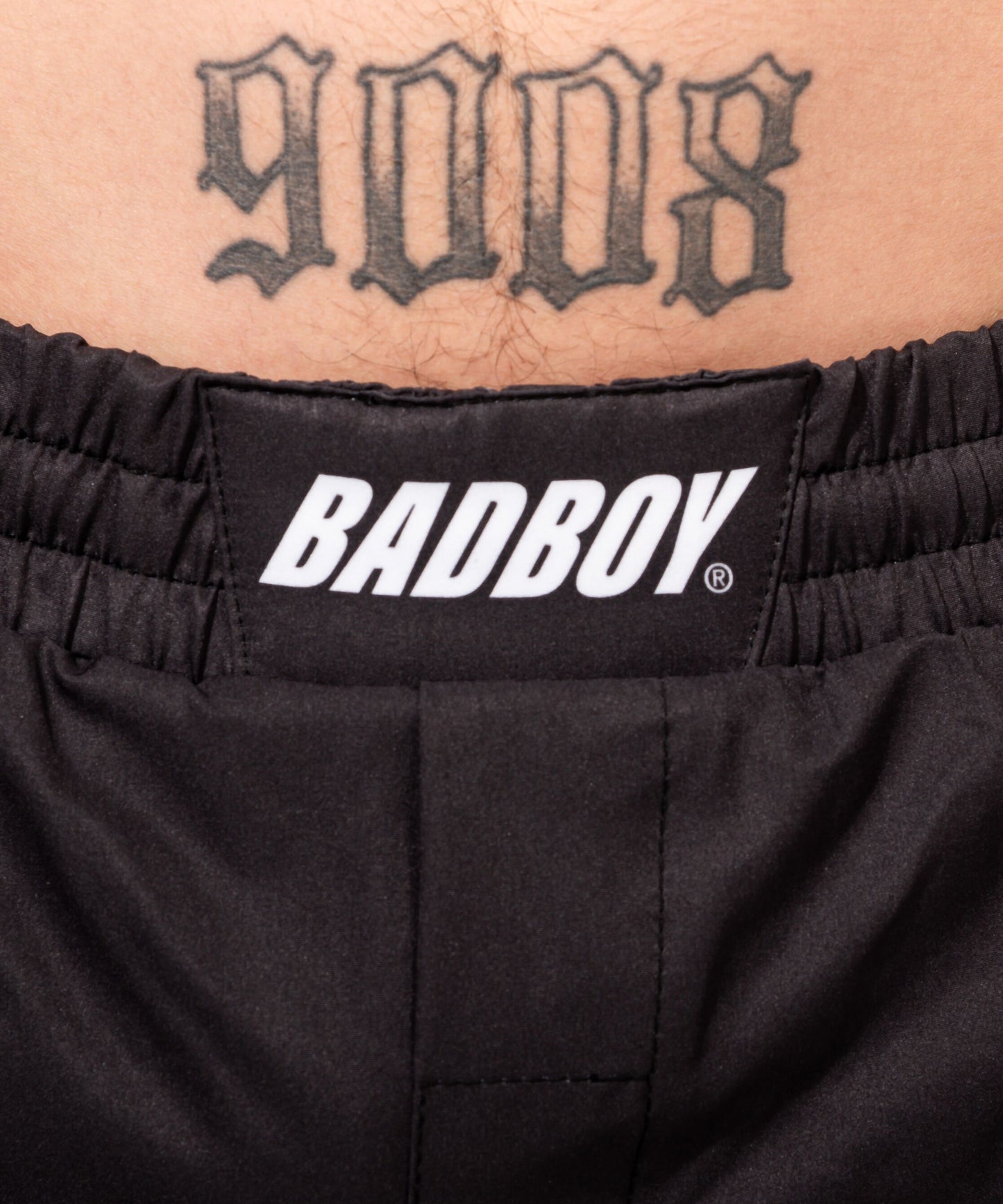 Bad Boy Logo Classic Pantalones de MMA - Negro/Blanco