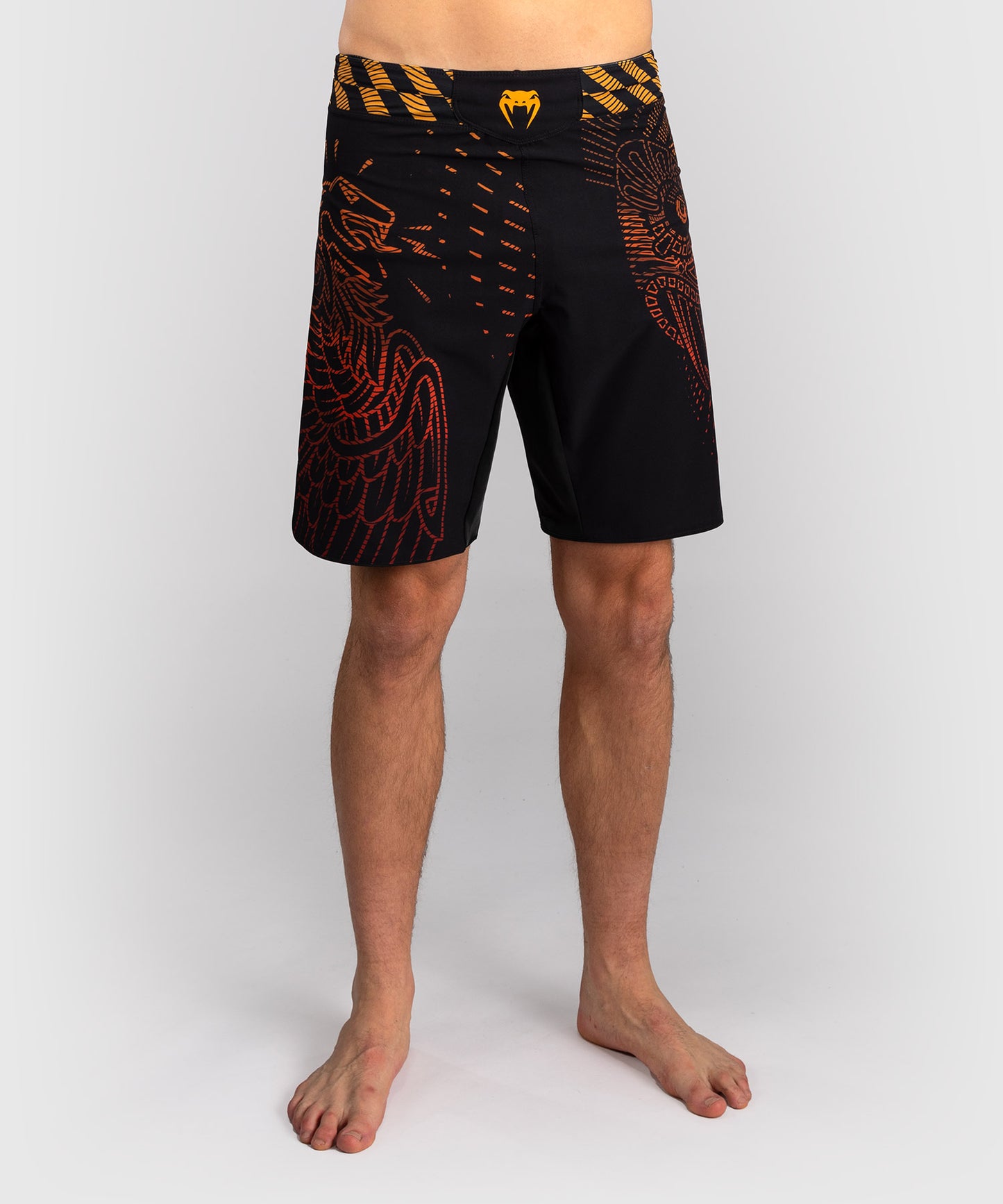 Venum Quetzal Fury Fightshorts - Negro/Rojo Fury/Mandarina