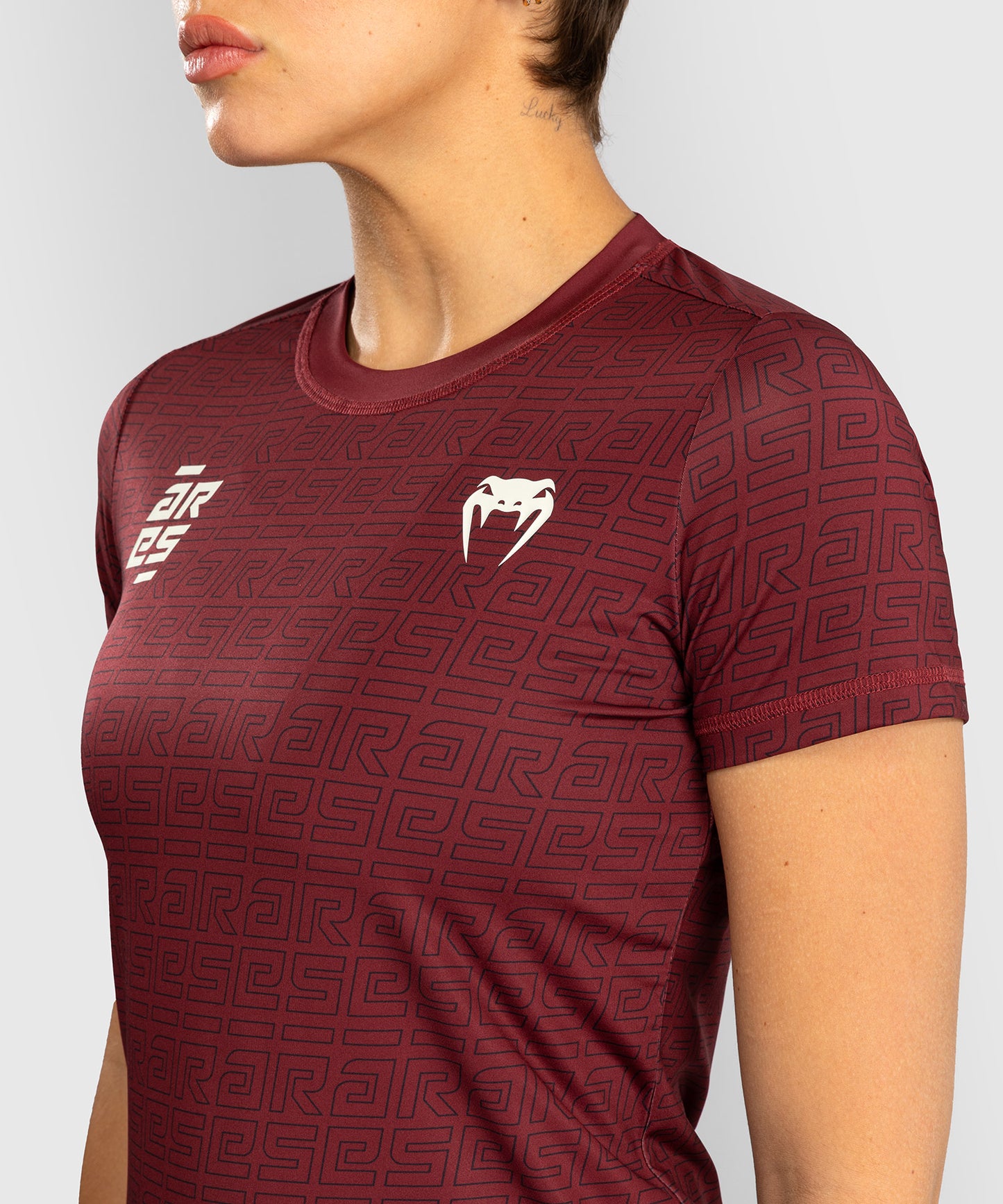 Venum x Ares Maglietta Donna Dry-Tech - Borgogna