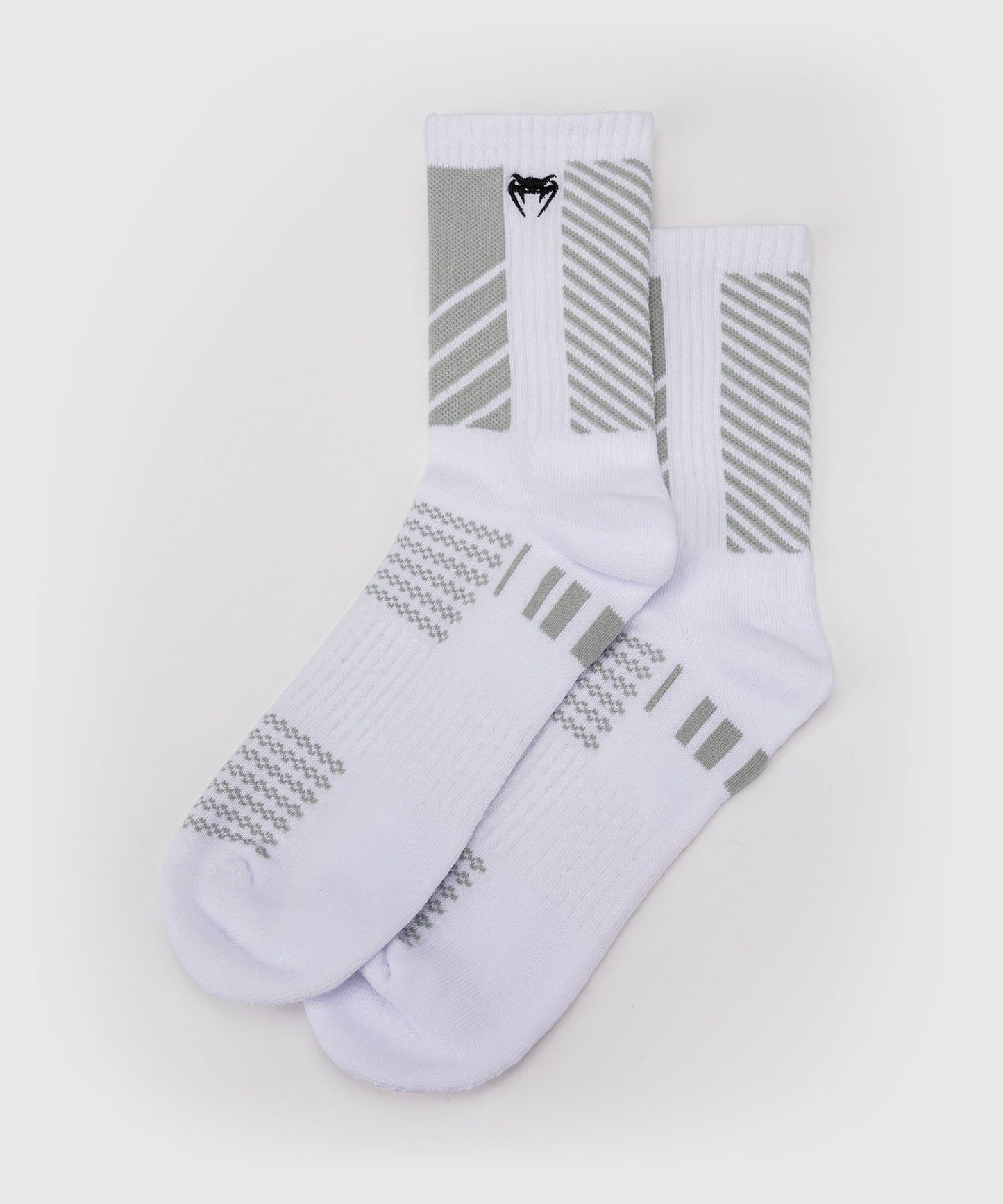 Pack de 3 Paires de Chaussettes Mi-longues Venum Vector - Blanc/Gris