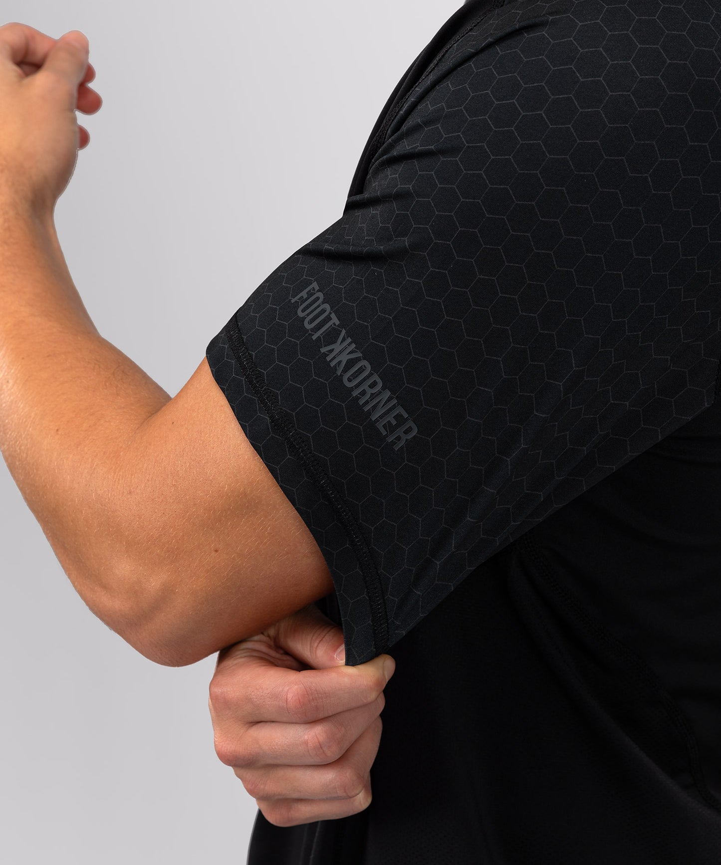 T-shirt Dry Tech Foot Korner x Venum Hexagon MMA Noir/Argent