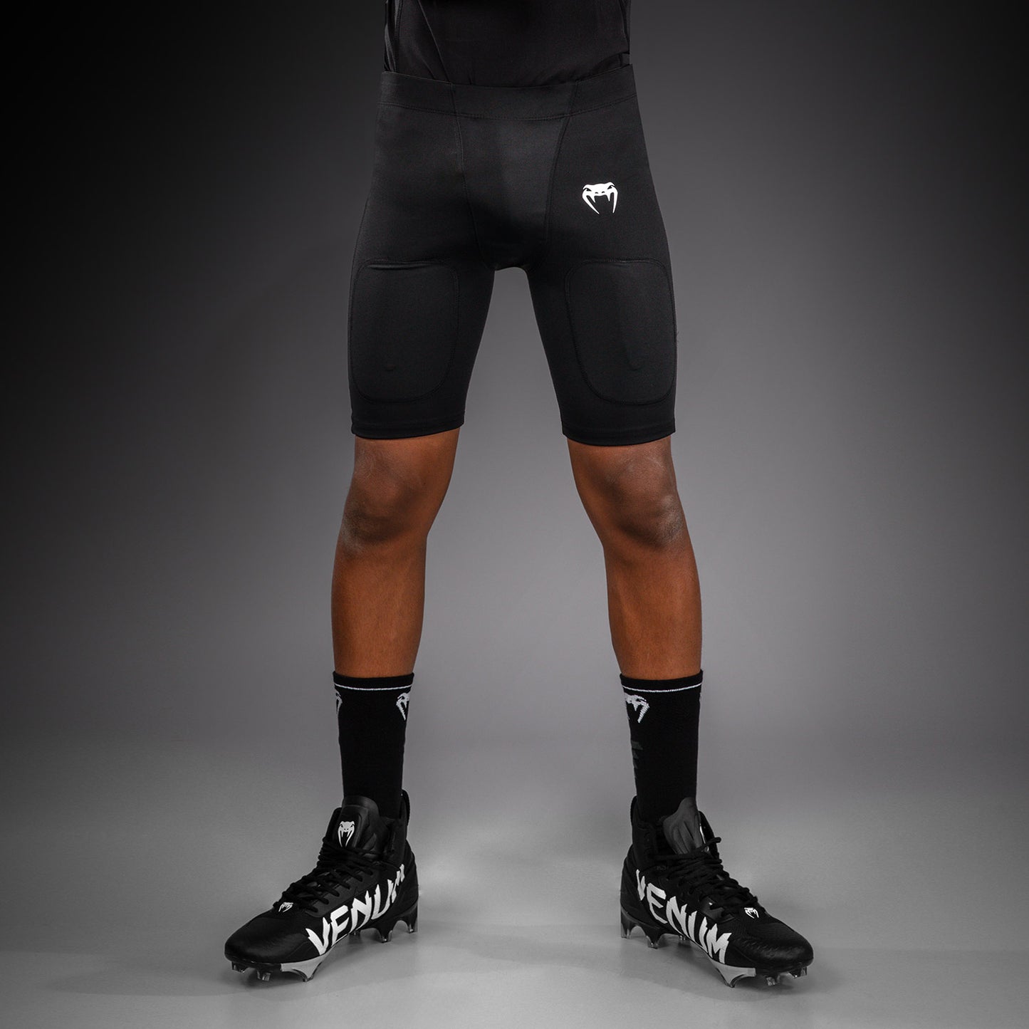 Short de Compression pour Enfants Venum Elite Football - Noir