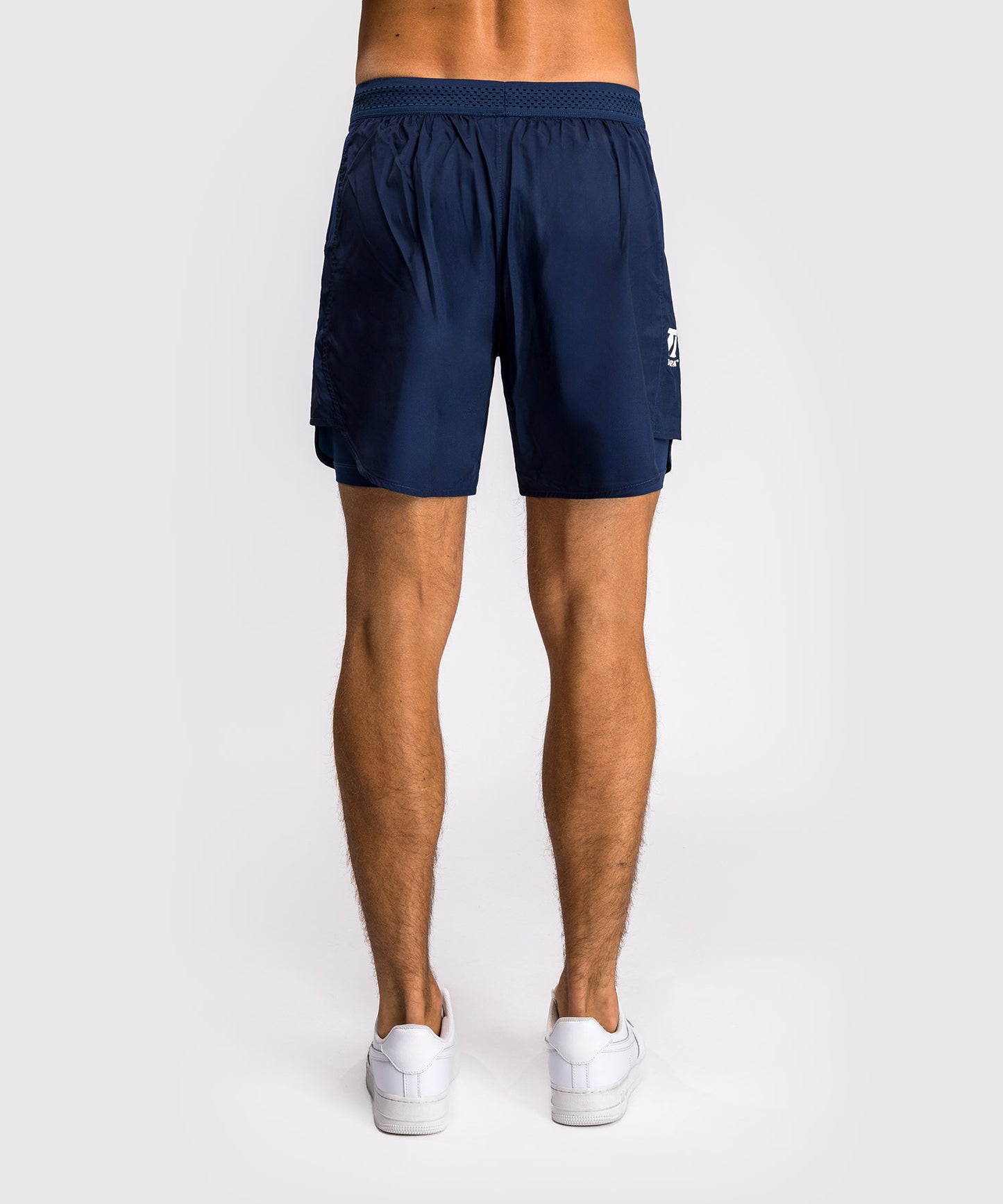 Short d'entraînement Venum x Top Rank Original pour Hommes - Bleu Marine