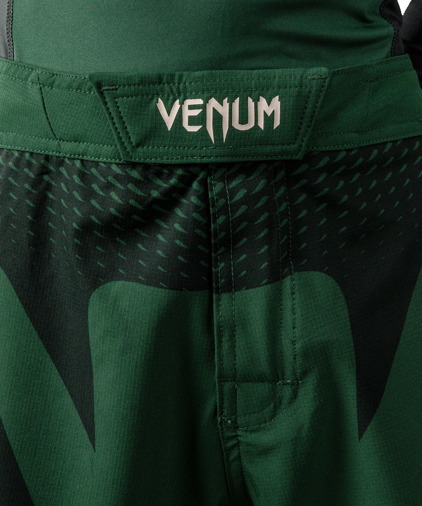 Venum Attack Fightshorts Niños - Verde Bosque/ Blanco Roto