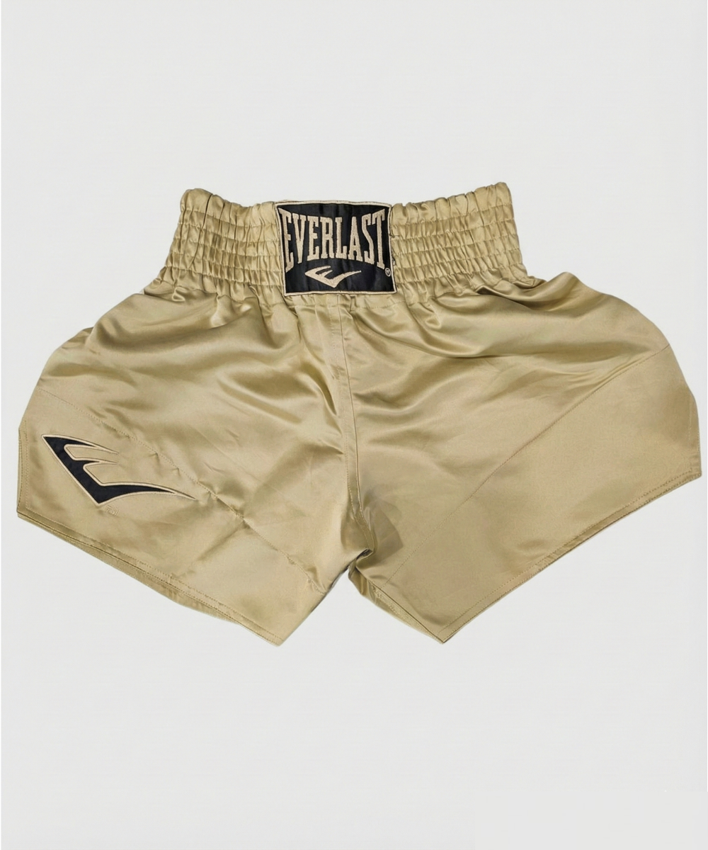 Everlast Pantaloncini da Muay Thai - Oro/Nero