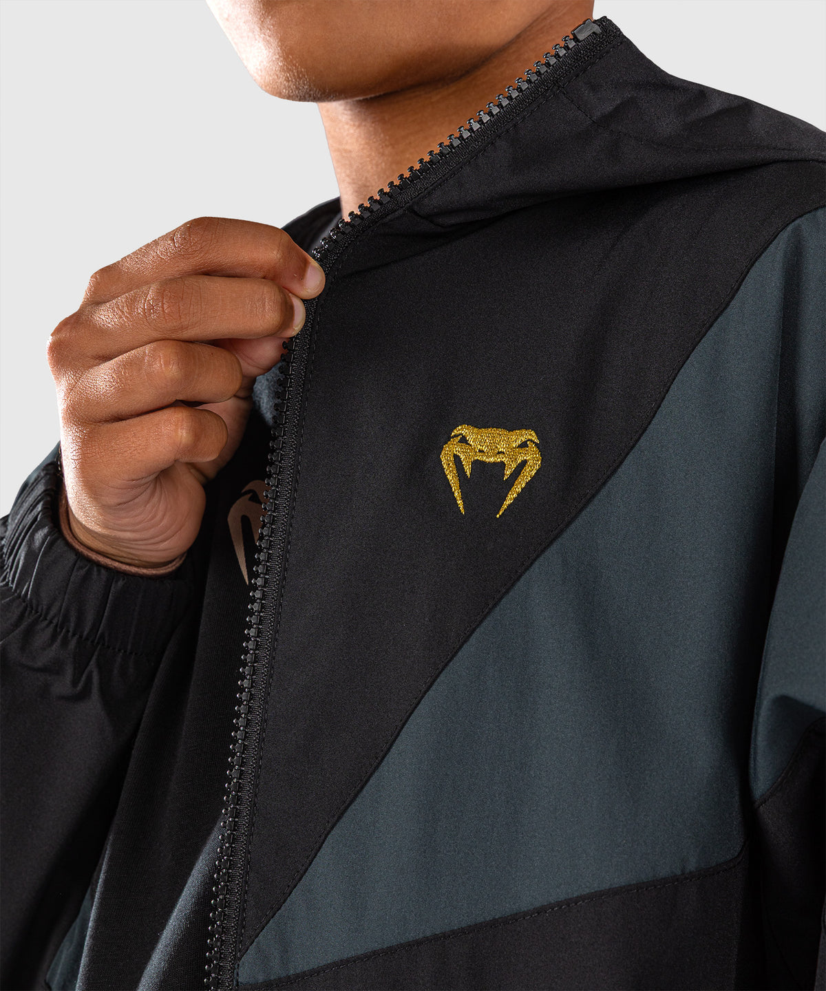 Venum Vectra Chaqueta de chándal infantil - Negro/Dorado
