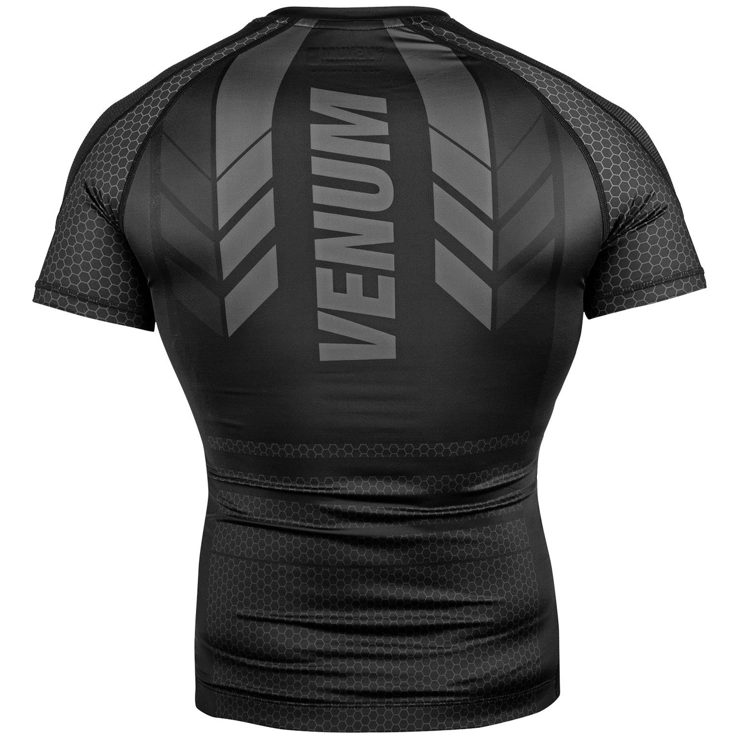 Rashguard Venum Technical 2.0 - Short Sleeve - Black/Noir