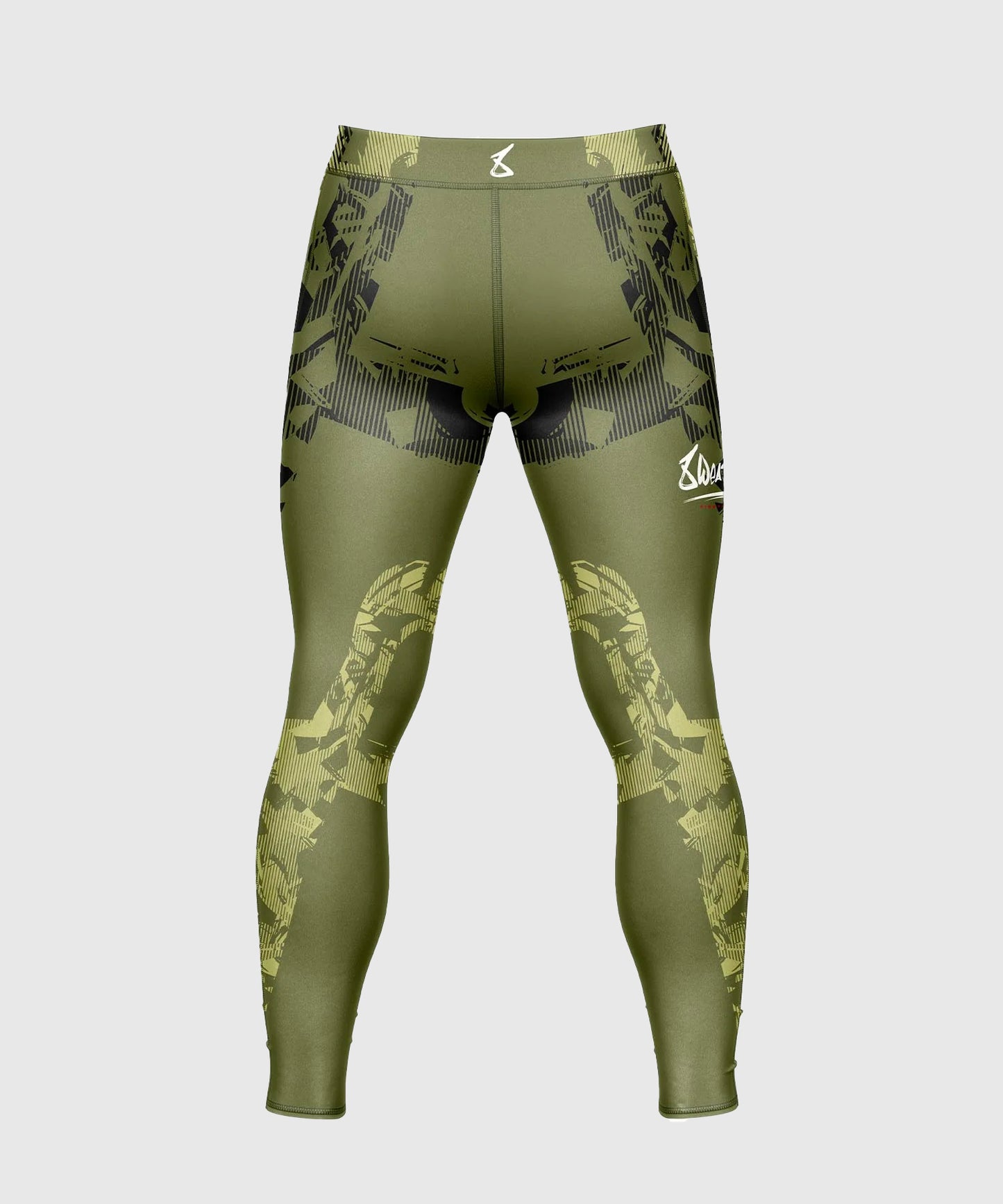 8 Weapons Hit 2.0 Pantalones de Compresión - Oliva