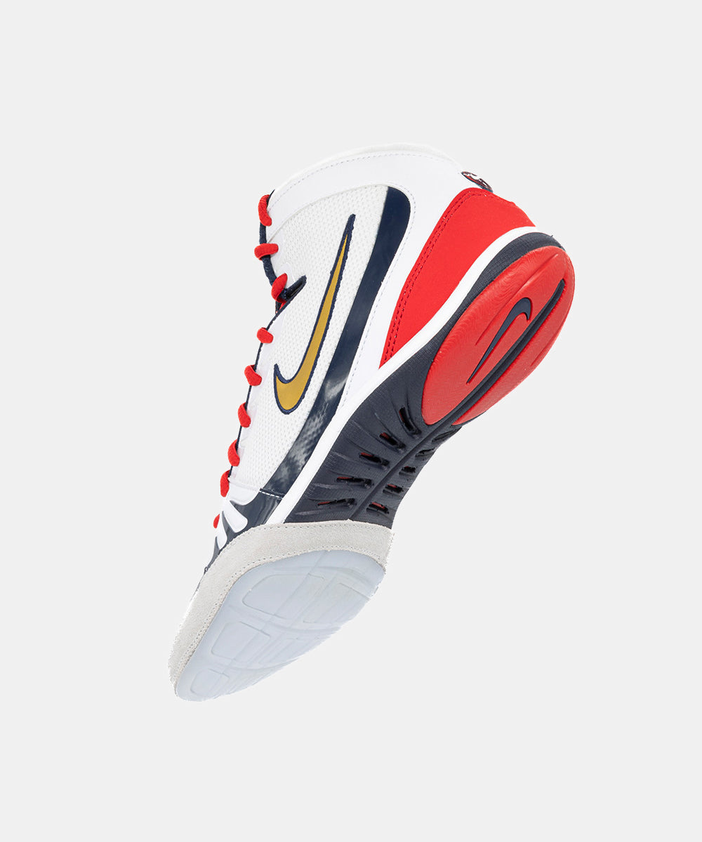 Nike Freek Se Wrestling Shoes - White/Gold/Navy
