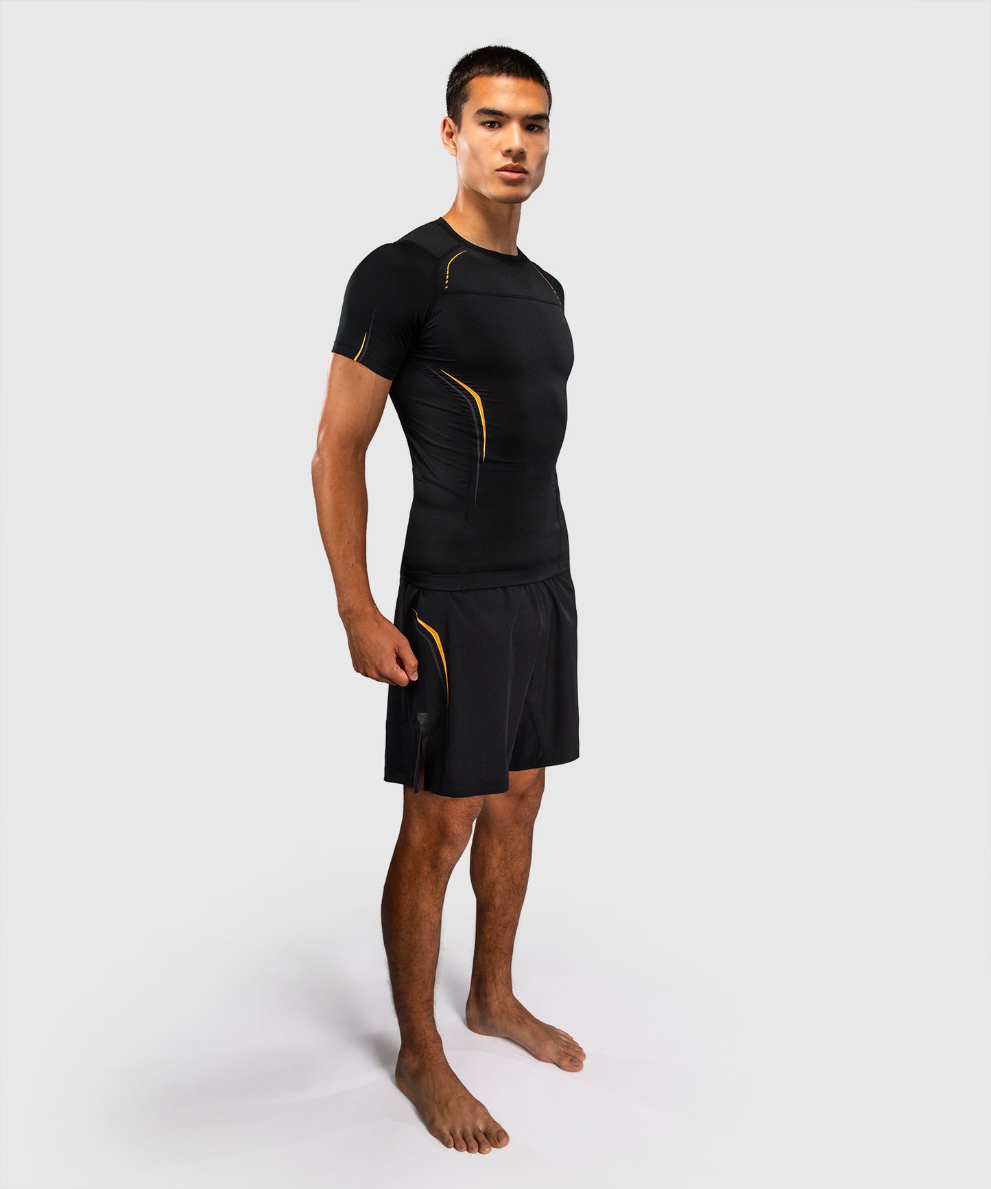 Venum G-Core Short Sleeve Rashguard - Black/Gold