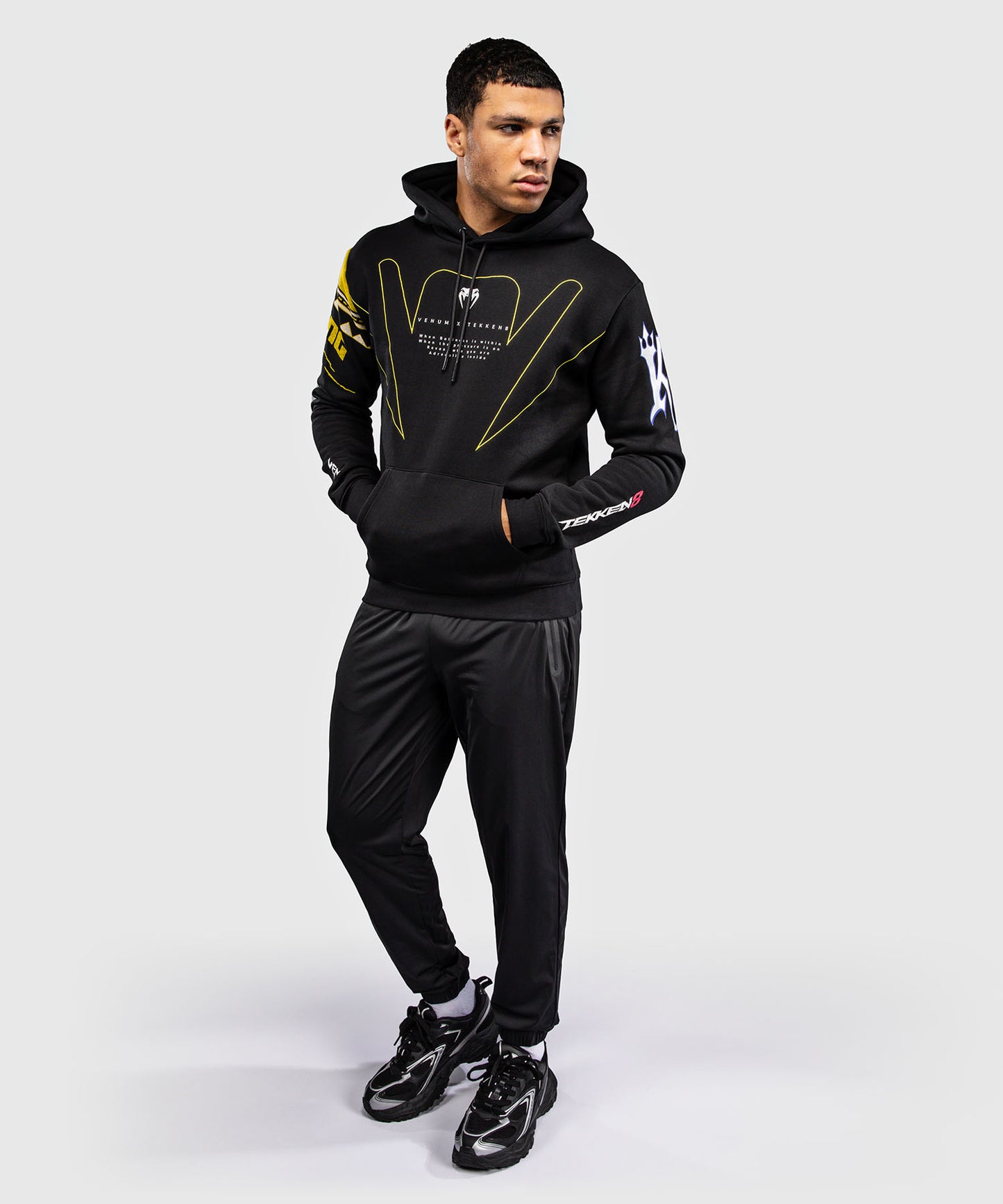 Venum x TEKKEN 8 Pullover Hoodie - King - Black/Yellow