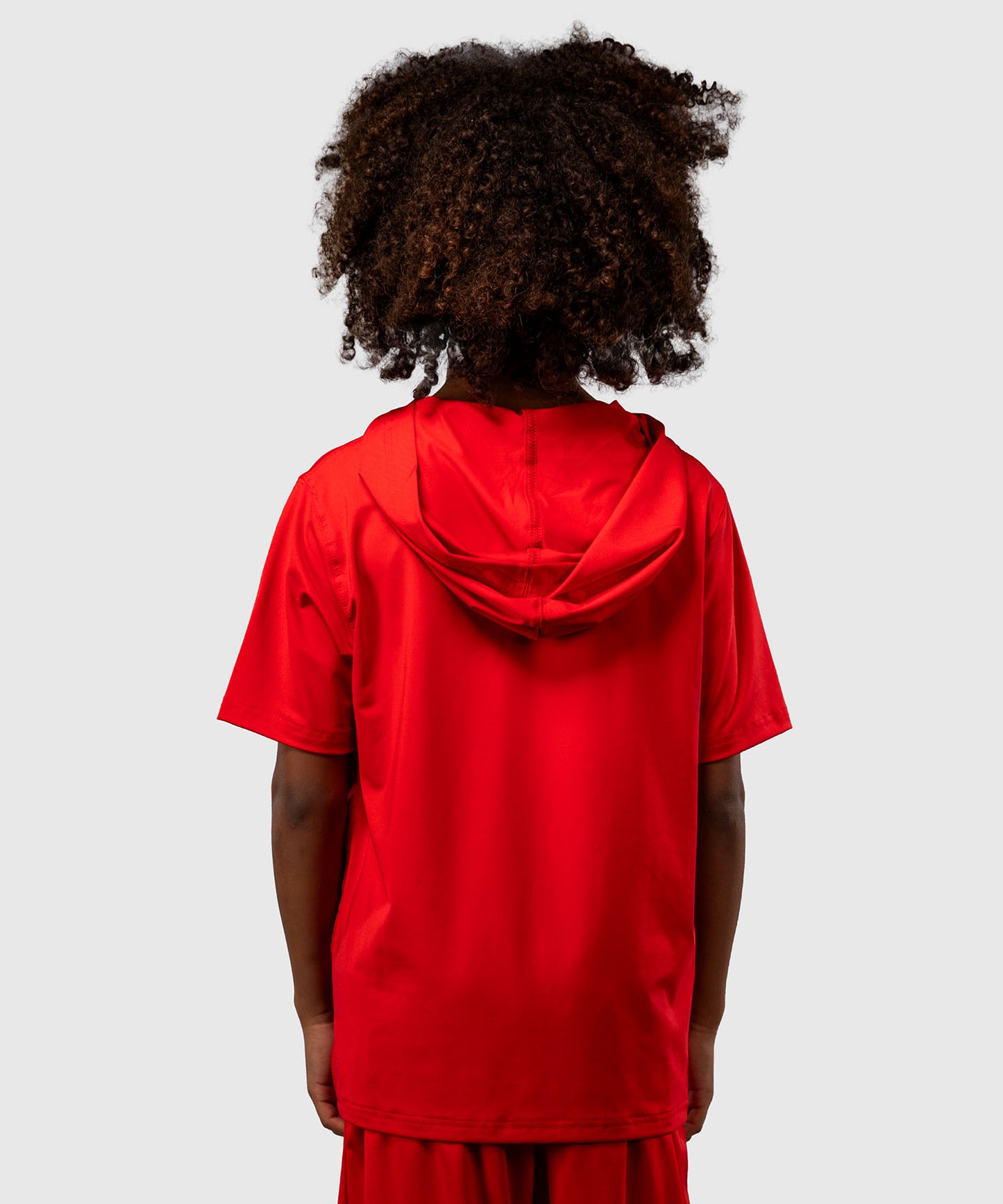 Venum Elite Kids Short Sleeve Dry-Tech Hoodie - Red