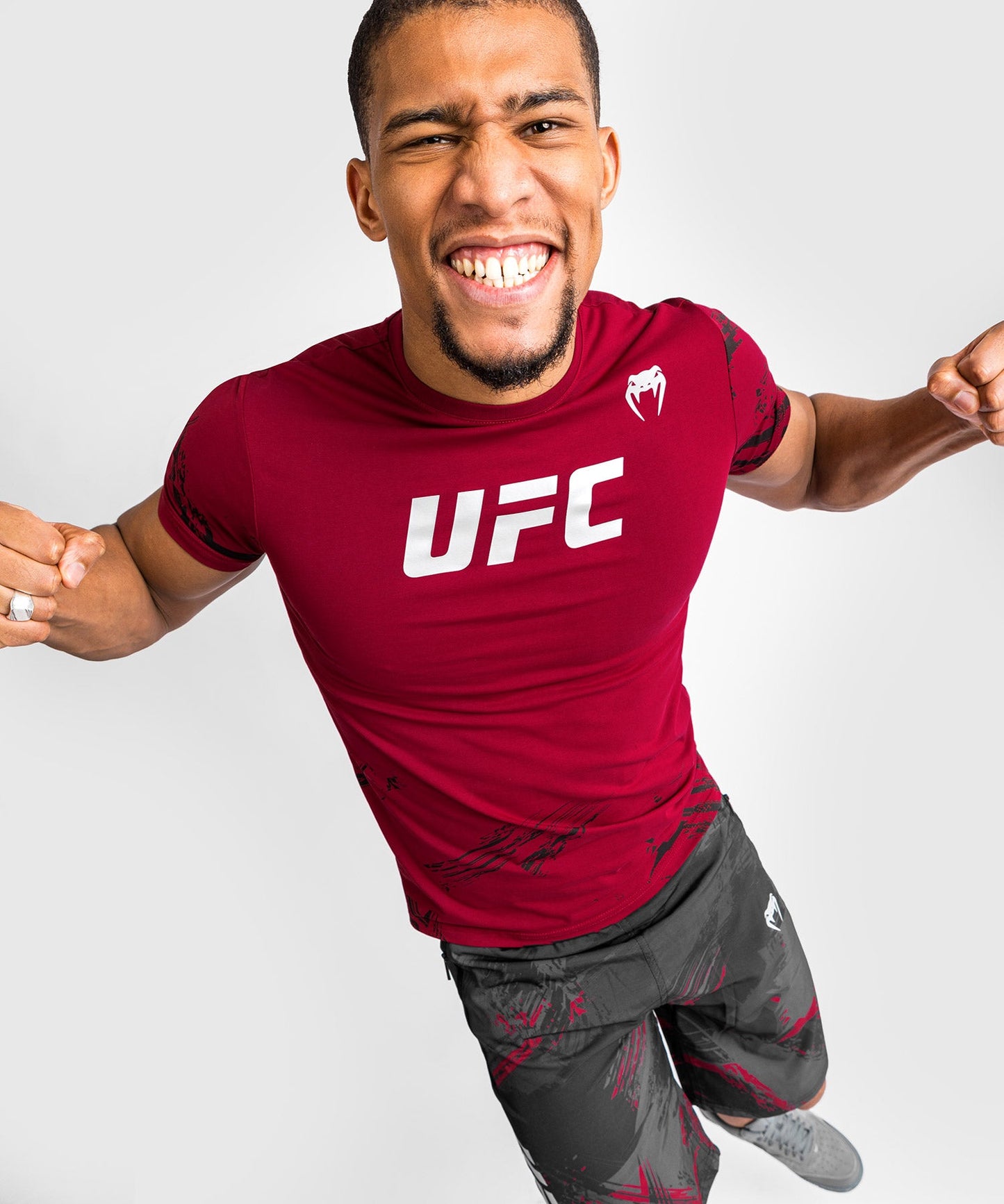 UFC T-Shirt Venum Authentic Fight Week 2.0 - Short Sleeve - Red