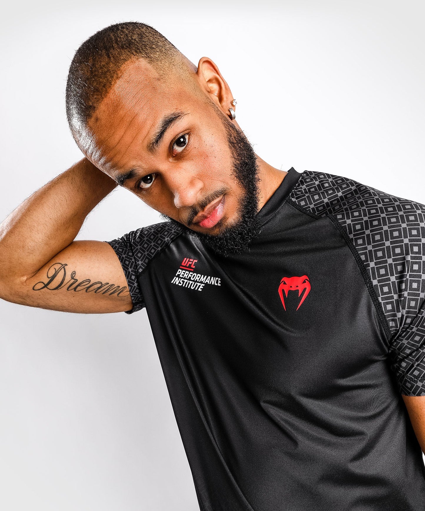 T-Shirt Dry Tech UFC Venum Performance Institute - Black/Red