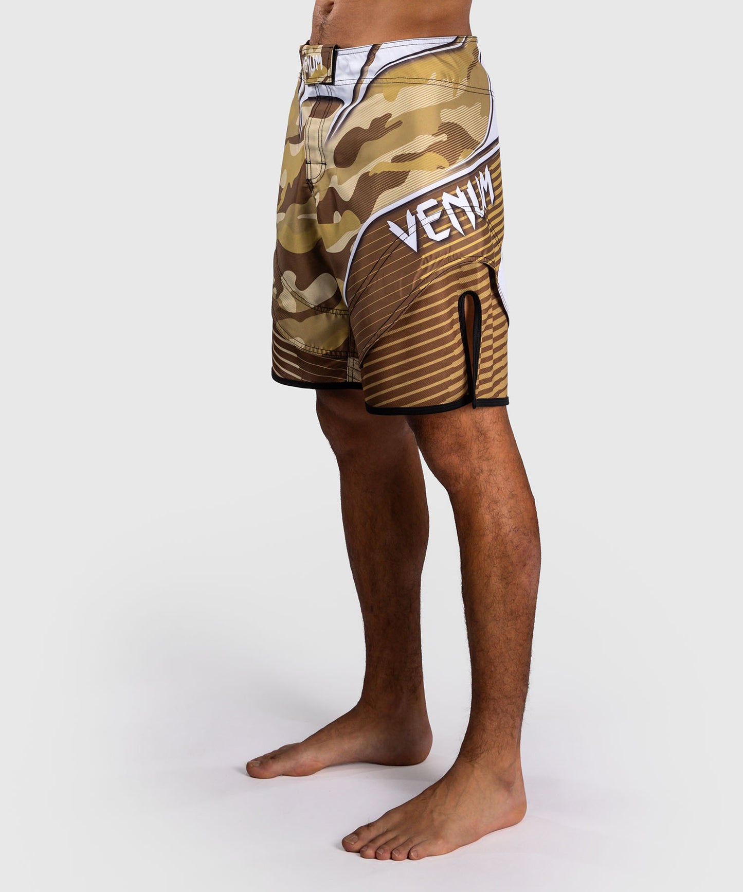Venum Camo Hero Fight Shorts - Light Beige/Brown