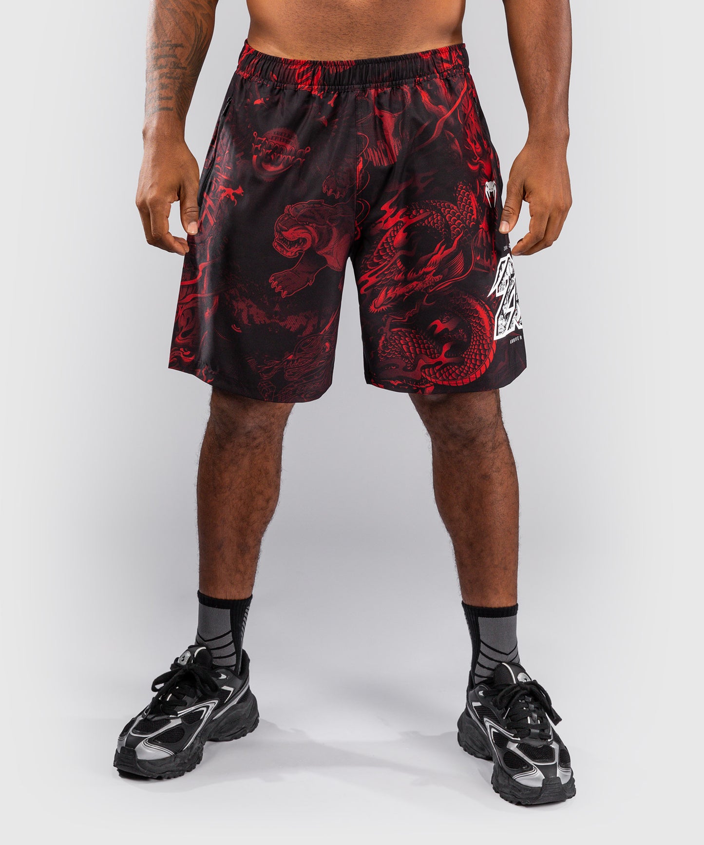 Venum 20th Anniversary Short de Entrenamiento - Negro/Rojo