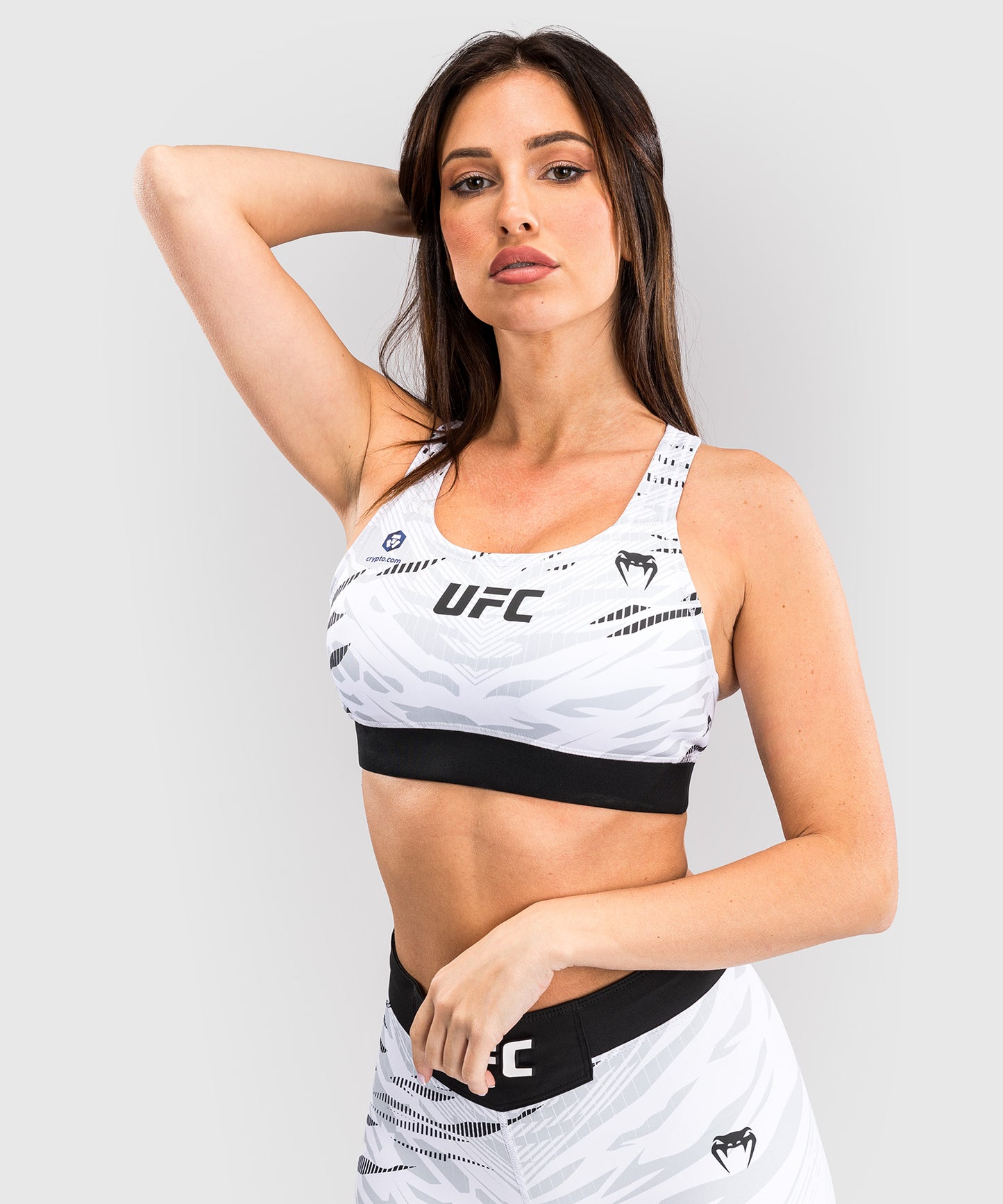 UFC Fusion by Venum Authentic Fight Night Reggiseno Sportivo per Donna - Bianco