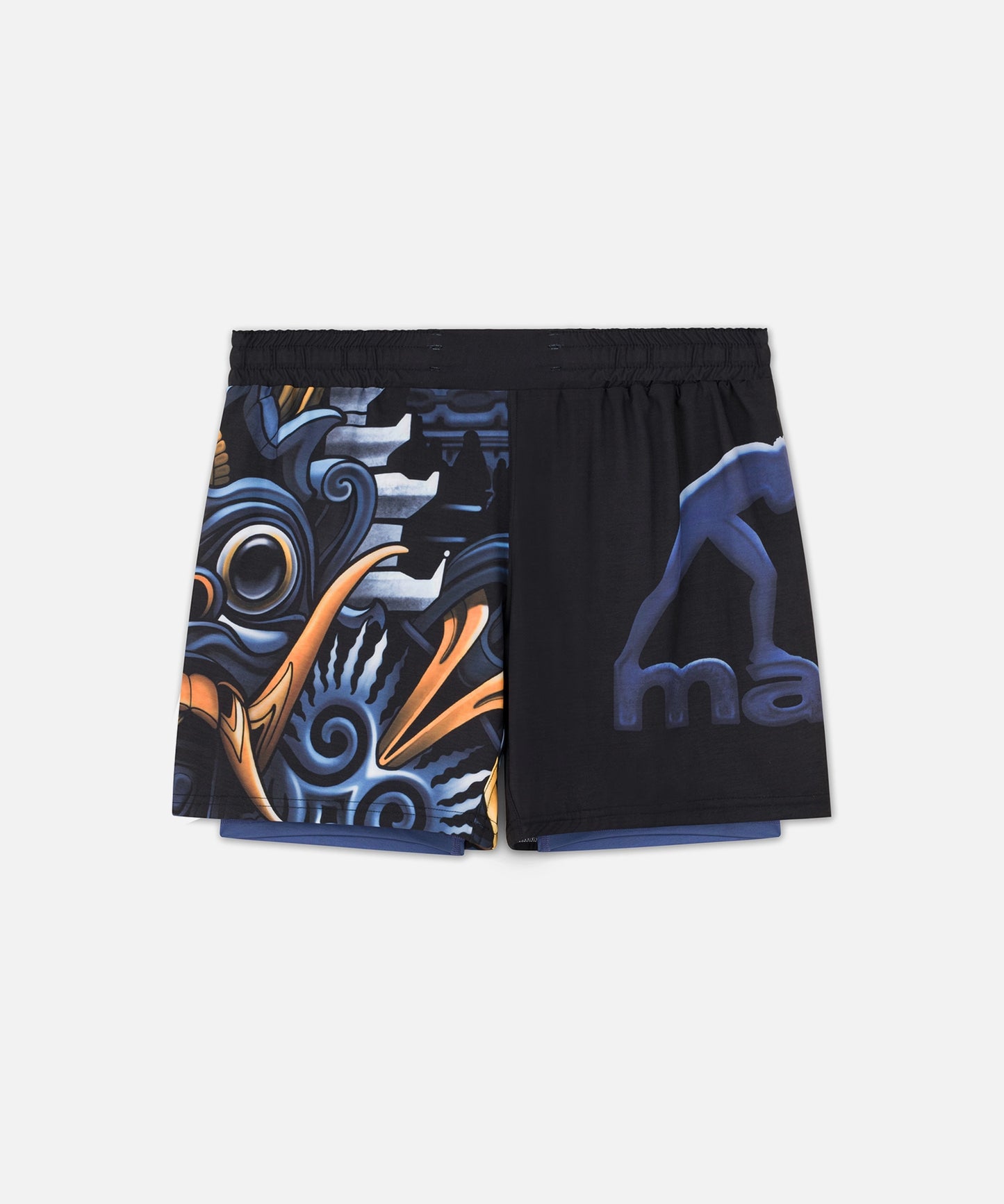 Manto Barong Fightshorts - Schwarz