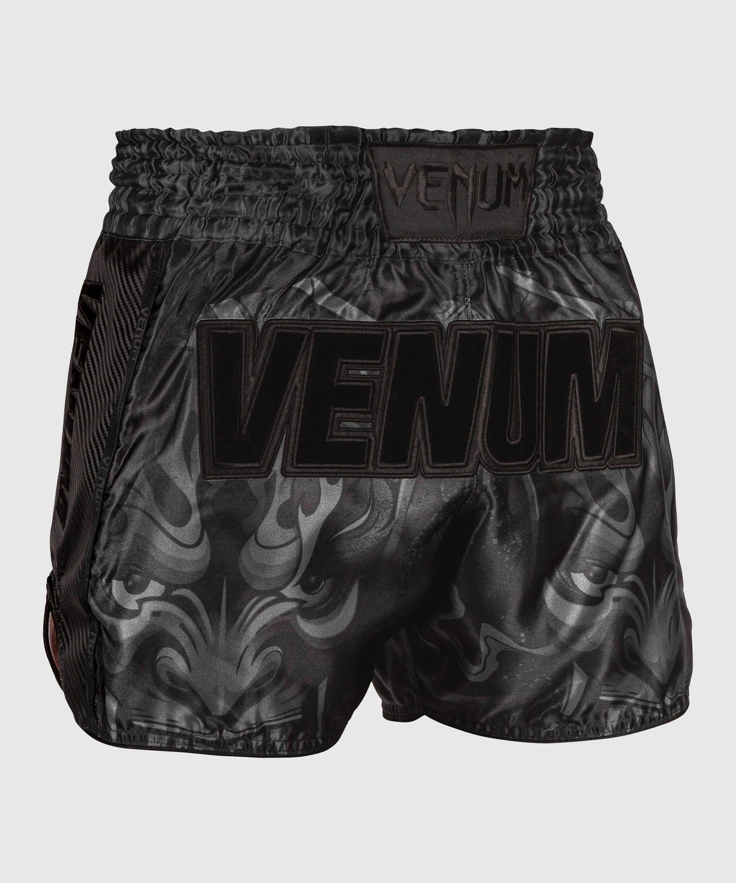 Venum Devil Muay Thai Short - Black/Black