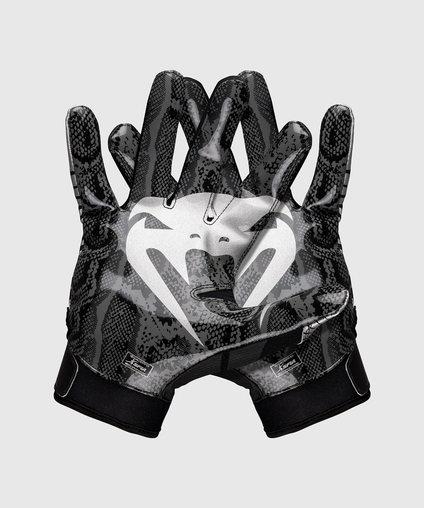 Gants de Football Venum Elite - Noir/Argent