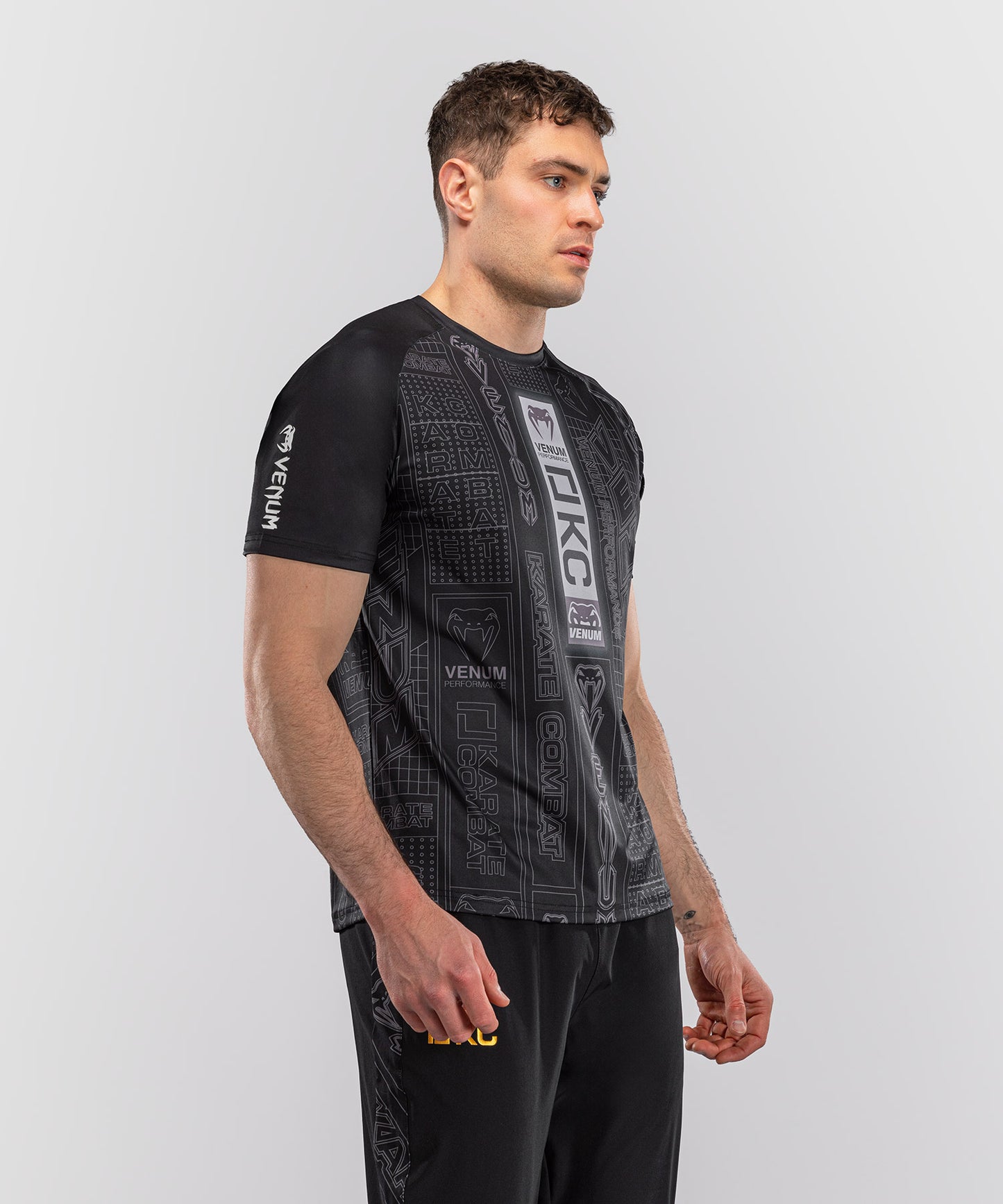 Karate Combat by Venum Maglietta Dry Tech – Nero/Grigio