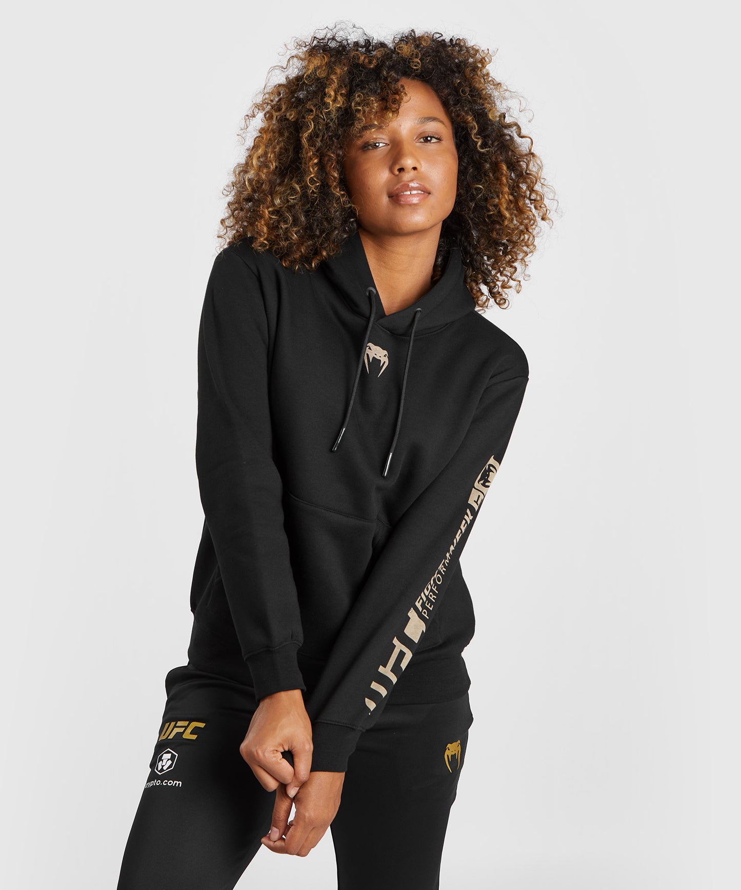 UFC Adrenaline by Venum Fight Week Women’s Pullover Hoodie - Black