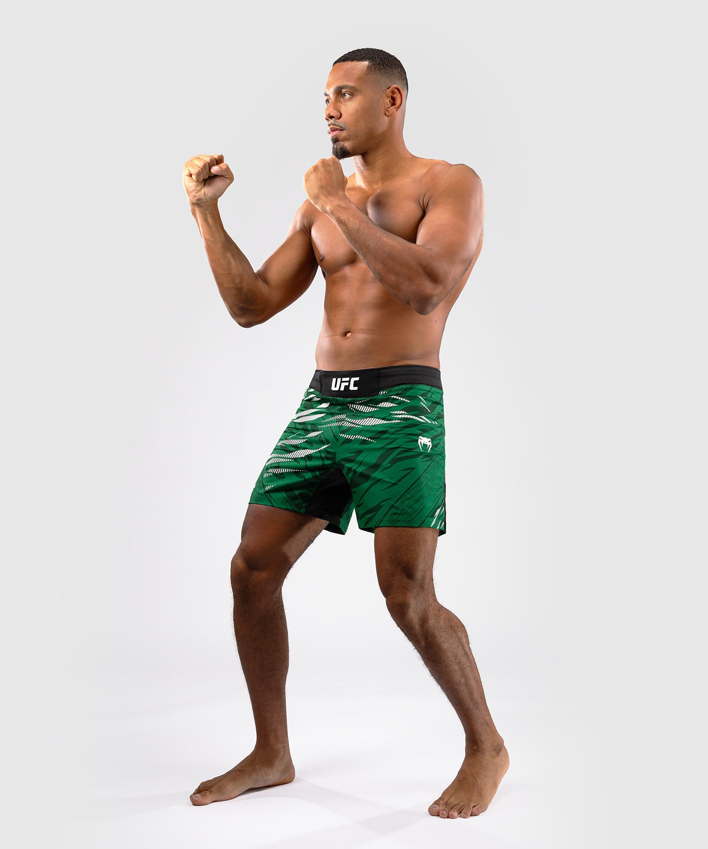 Shorts de Combat pour Hommes UFC Fusion by Venum Authentic Fight Night - Coupe Courte - Vert