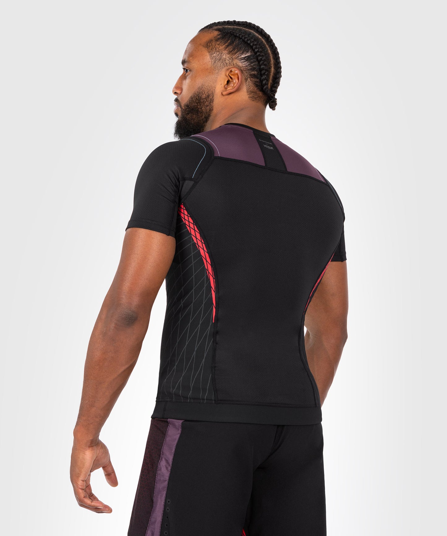 Venum x Dodge Banshee Kurzärmeliger Rashguard für Männer - Schwarz