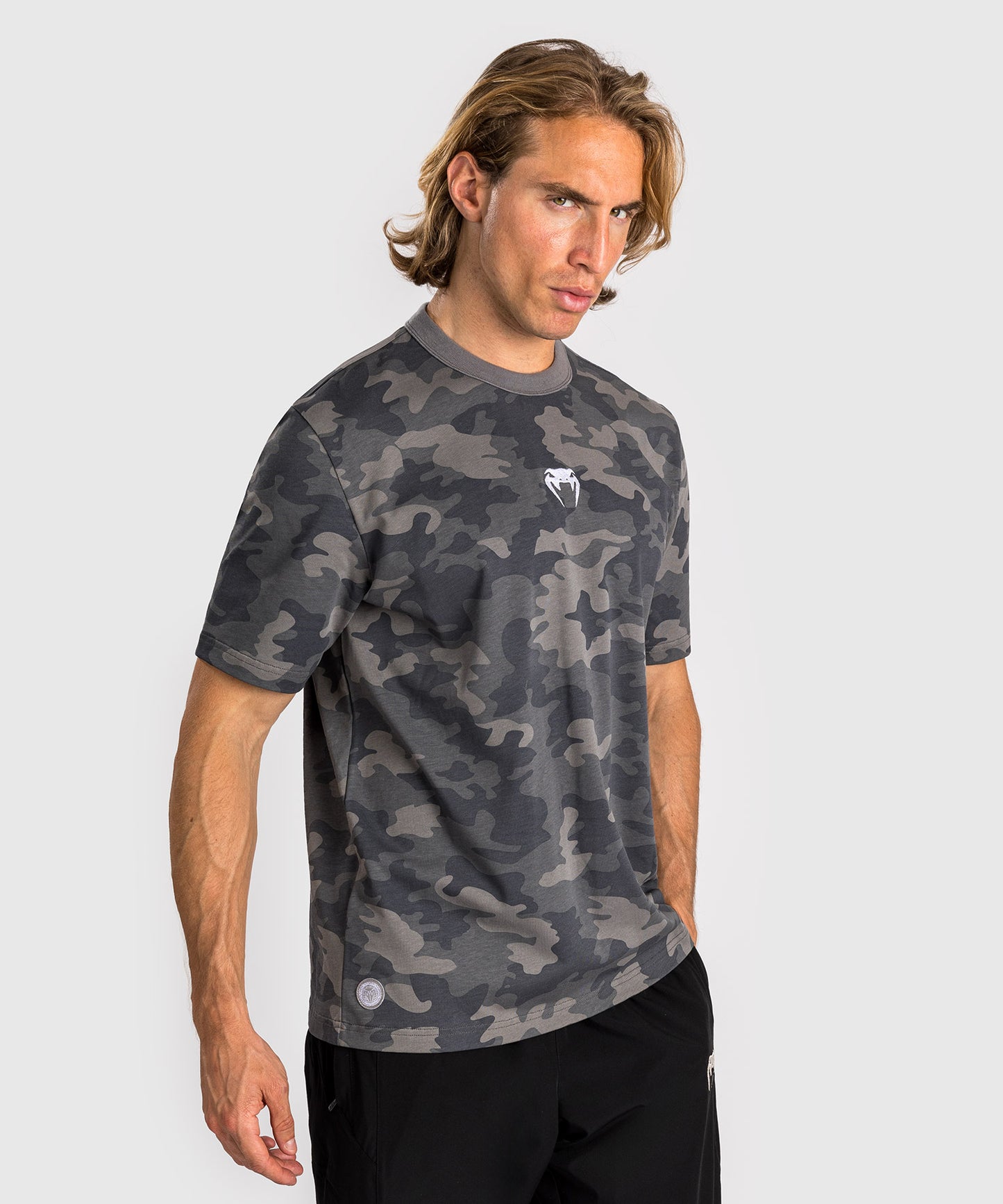 Venum Vortex XL Camiseta para Hombre - Camuflaje Antracita