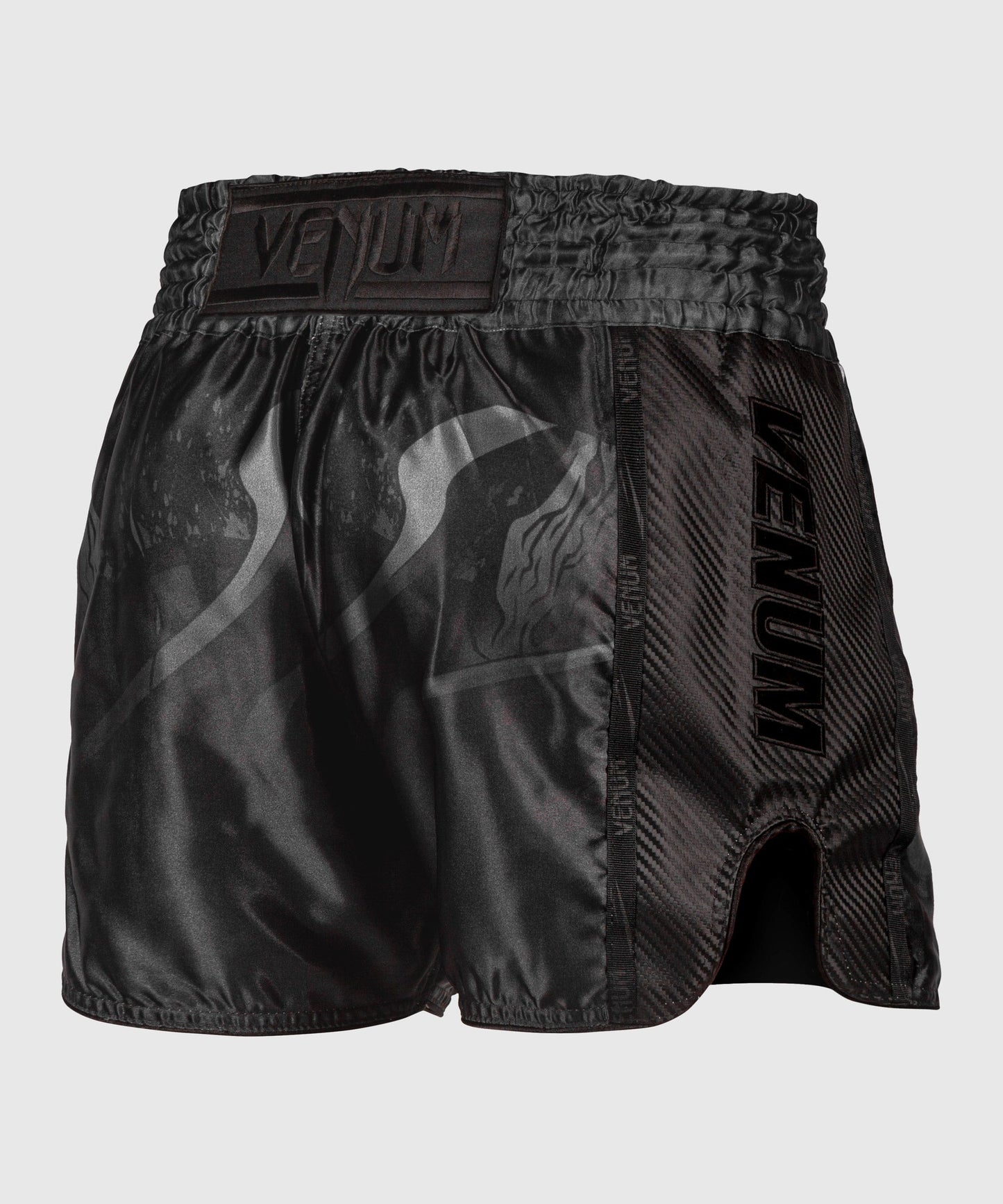 Venum Devil Muay Thai Short - Black/Black