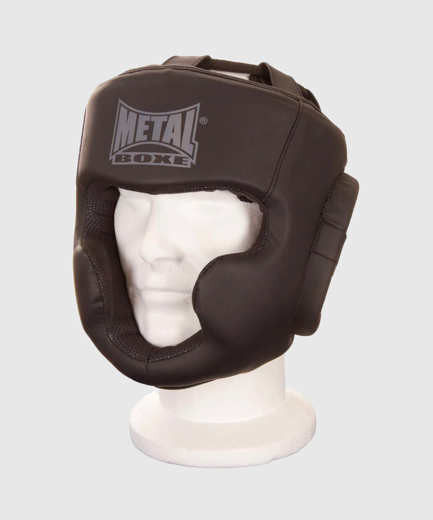 Casque de boxe pommettes et menton Metal Boxe