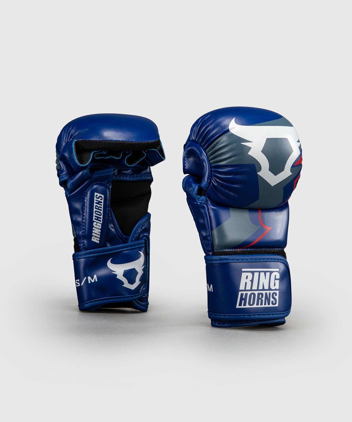 Venum Ringhorns Charger MMA-Sparring-Handschuhe - Marineblau/Rot