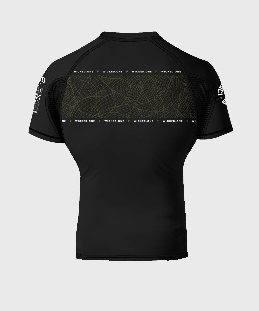 Rashguard À Manches Courtes Wicked One Metavers - Noir/ Kaki