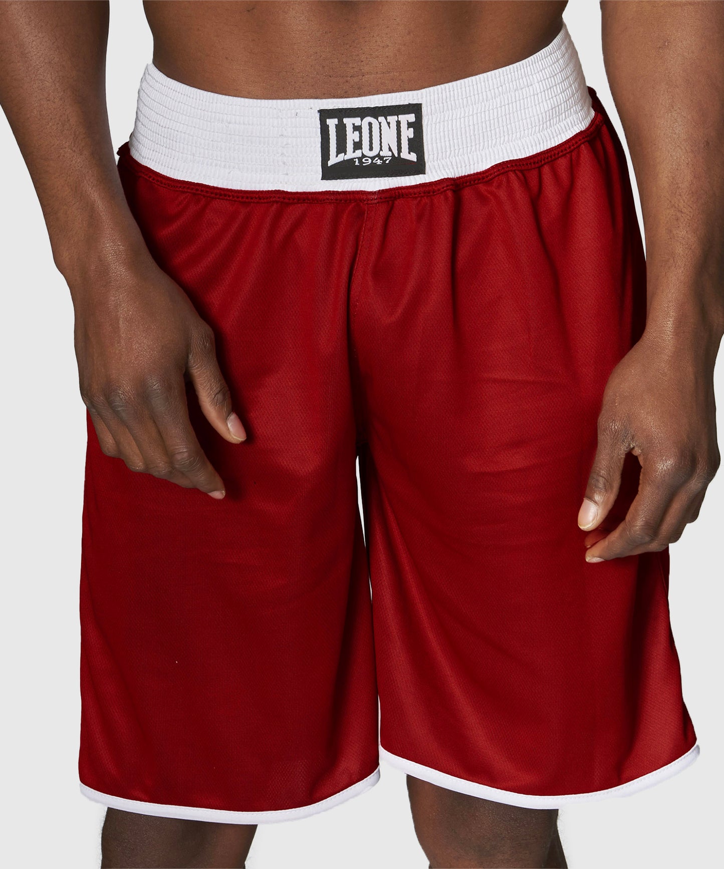 Leone Pantalones Cortos de Boxeo Reversible - Azul/Rojo