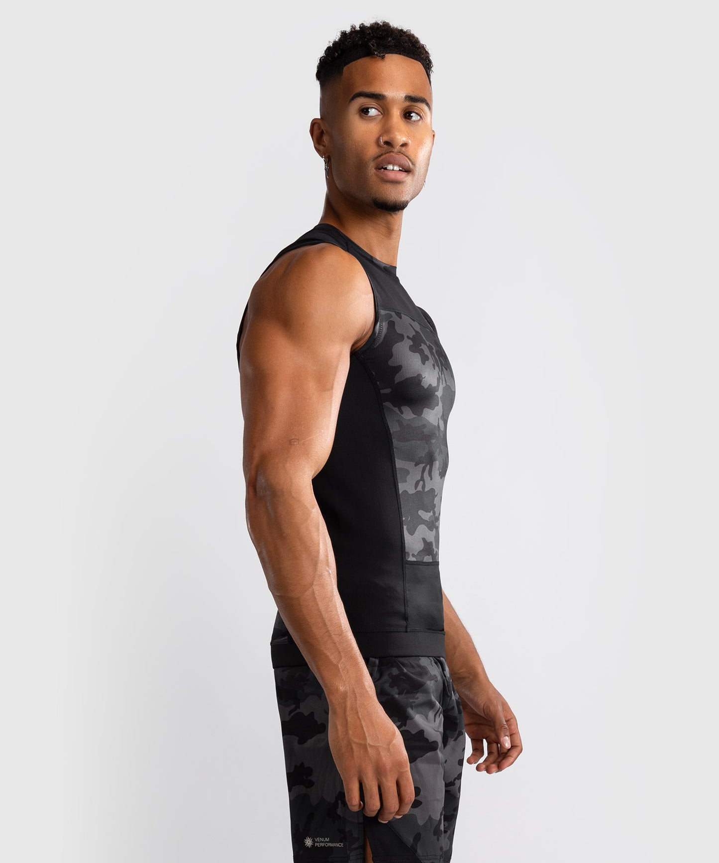 Rashguard sans Manches Venum G-Fit Air pour Hommes - Camo Urban