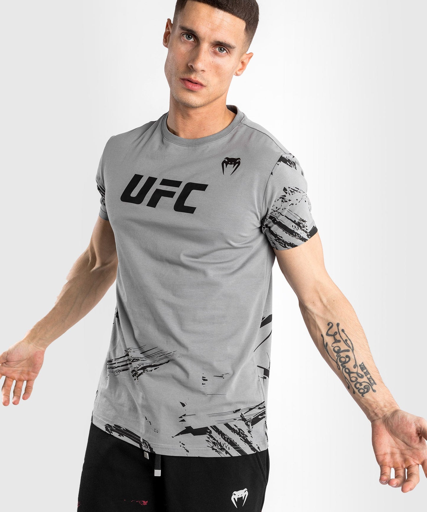 UFC T-Shirt Venum Authentic Fight Week 2.0 - Short Sleeve - Grey