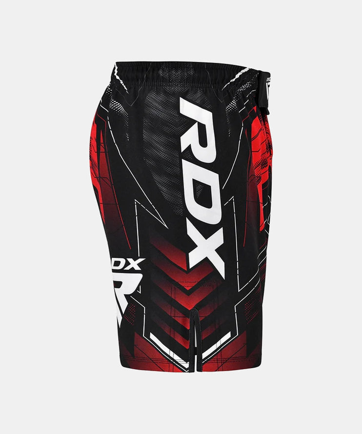 RDX Fight Shorts IMMAF Approved - Black/Red